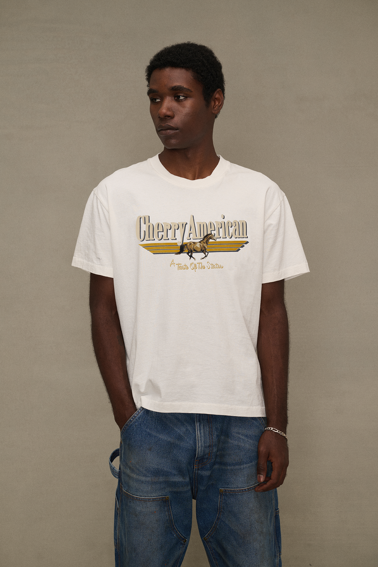 Coast to Coast Boxy T-Shirt (Vintage White)