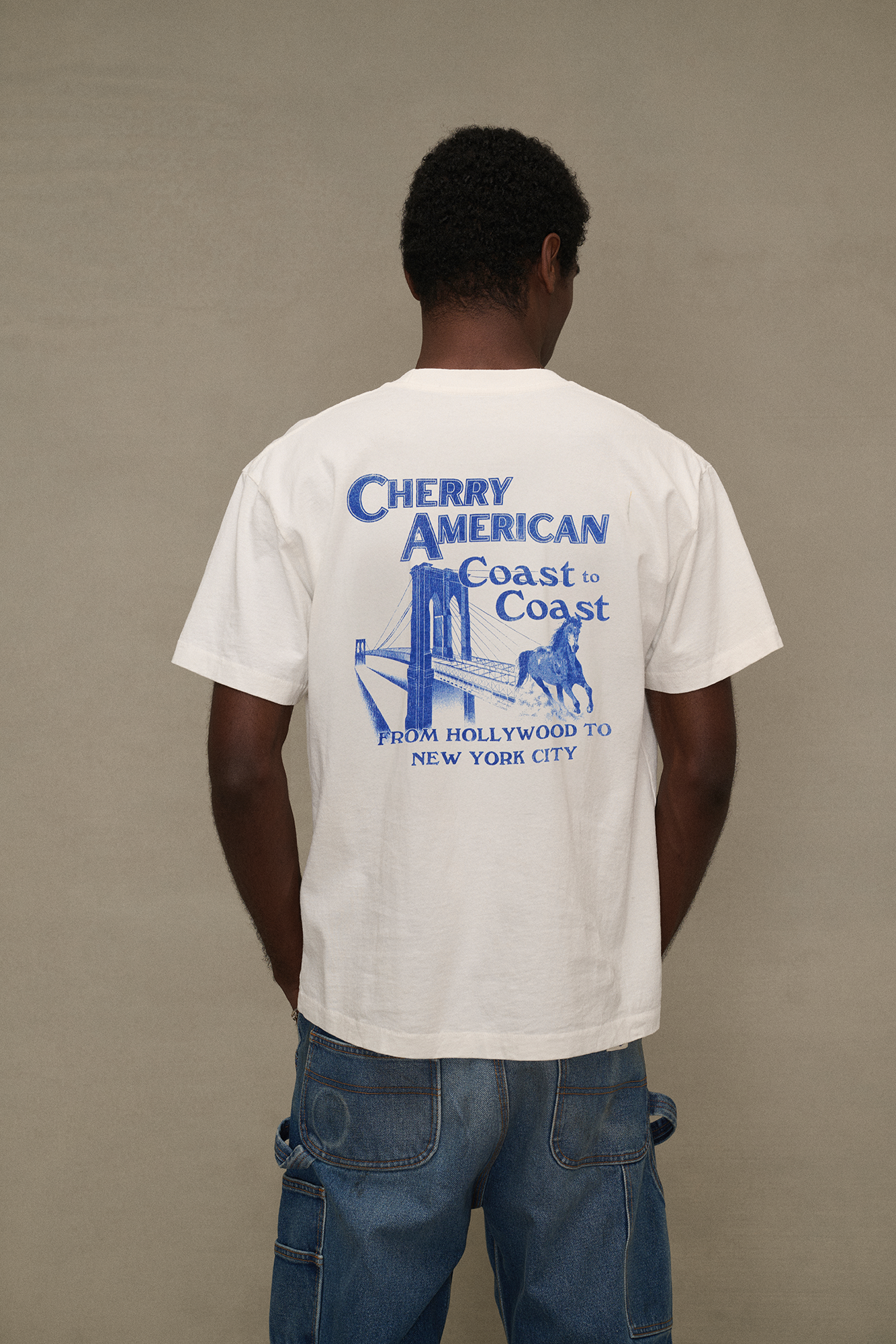 Coast to Coast Boxy T-Shirt (Vintage White)