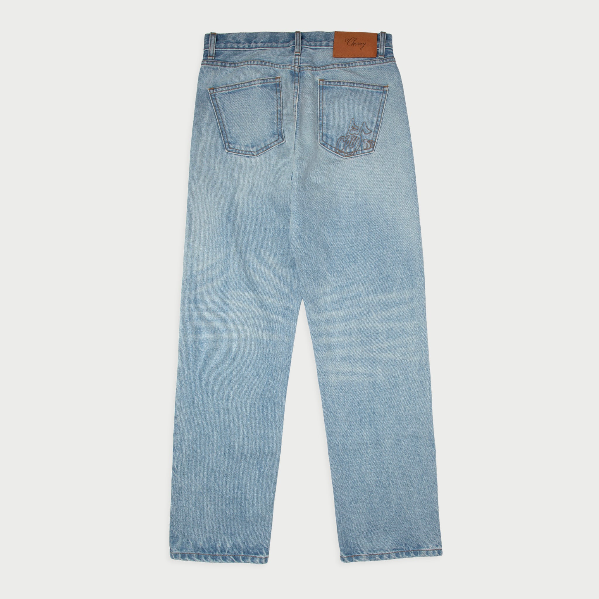 Relaxed 5 Pocket Denim (Light Wash)