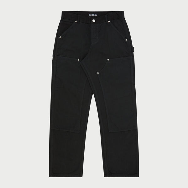 Classic Canvas Double Knee (Vintage Black) – CHERRY LA