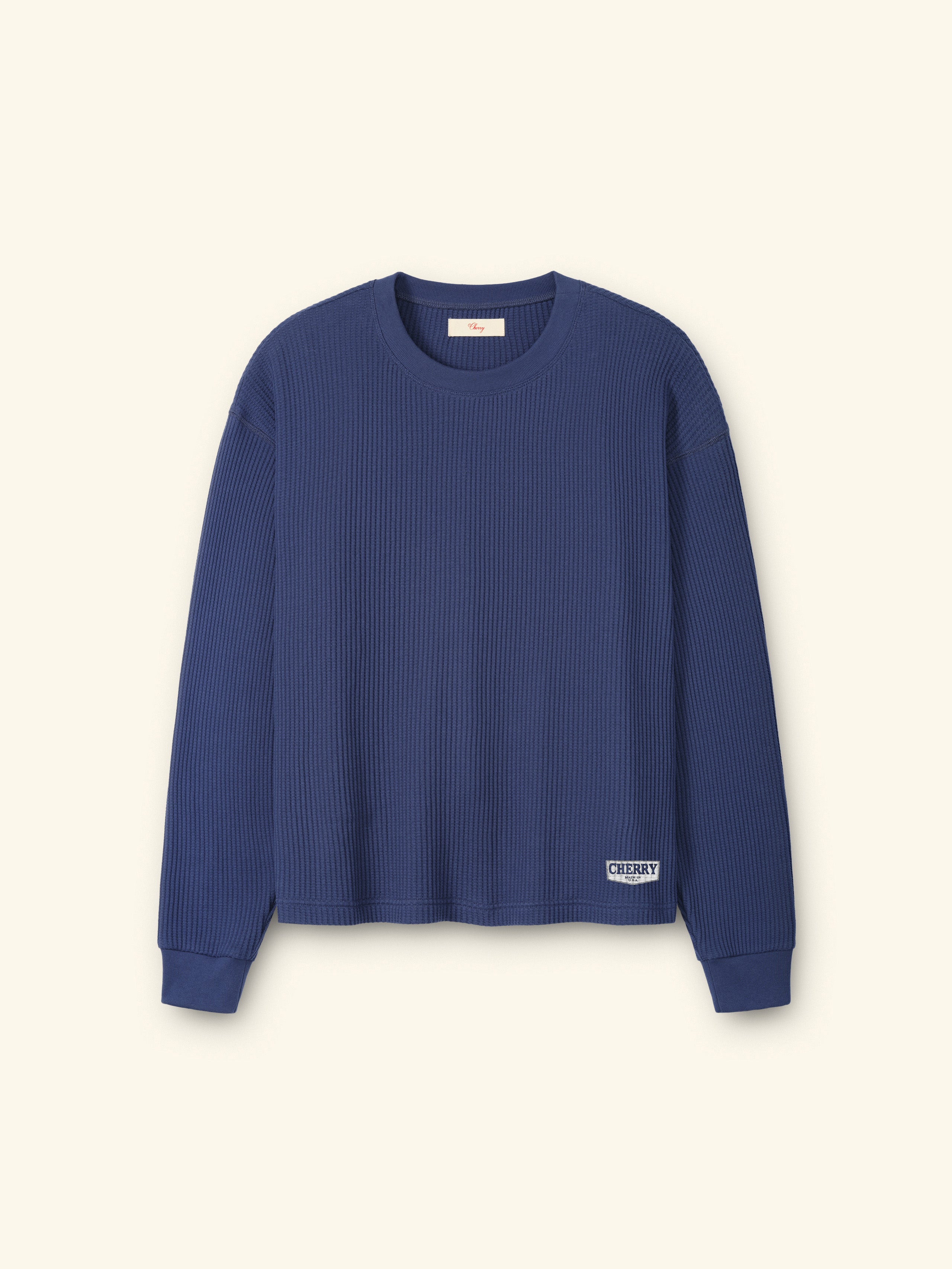 Chevron Logo Longsleeve Thermal (Navy)