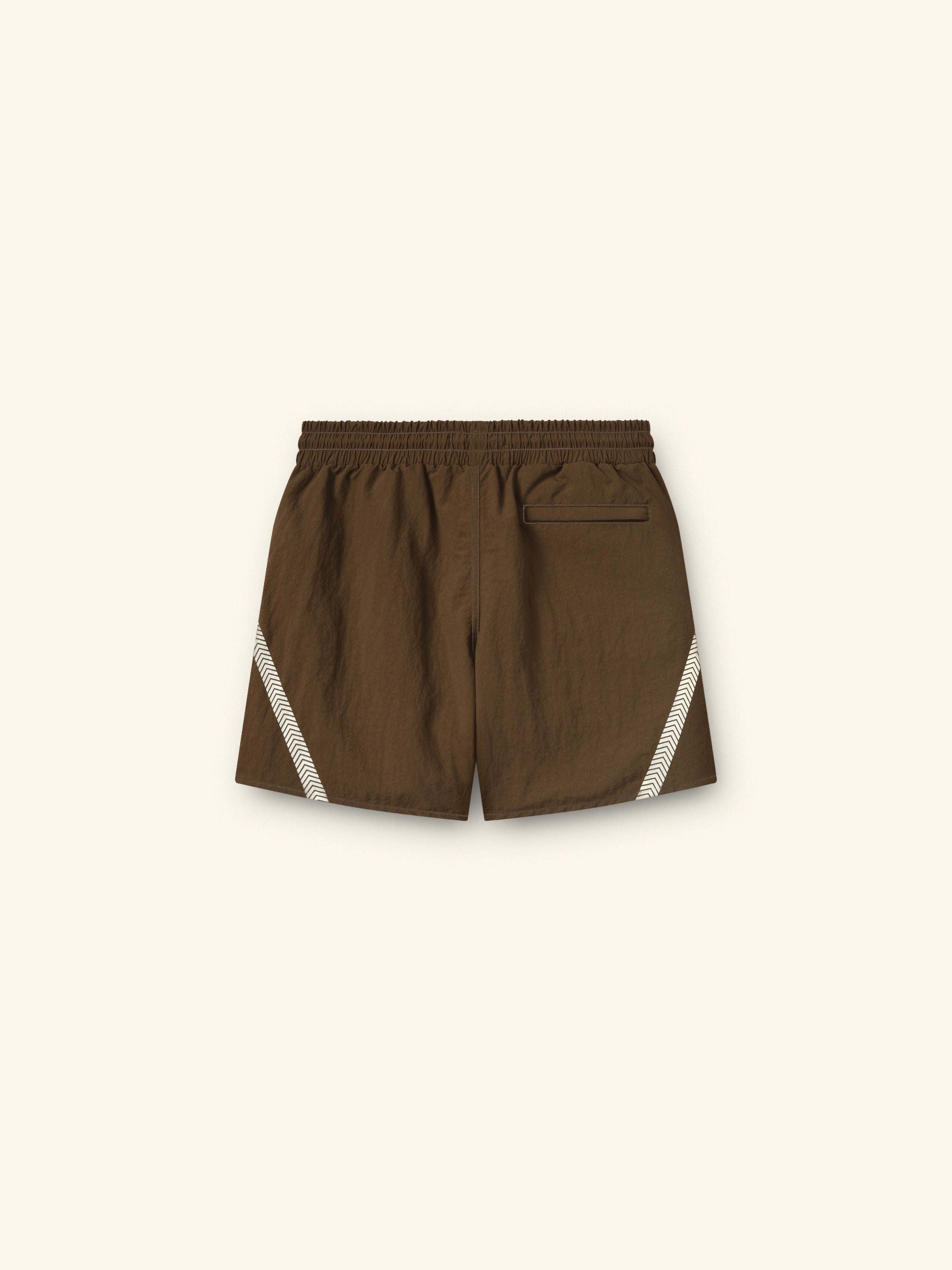 Nylon Running Shorts (Brown)