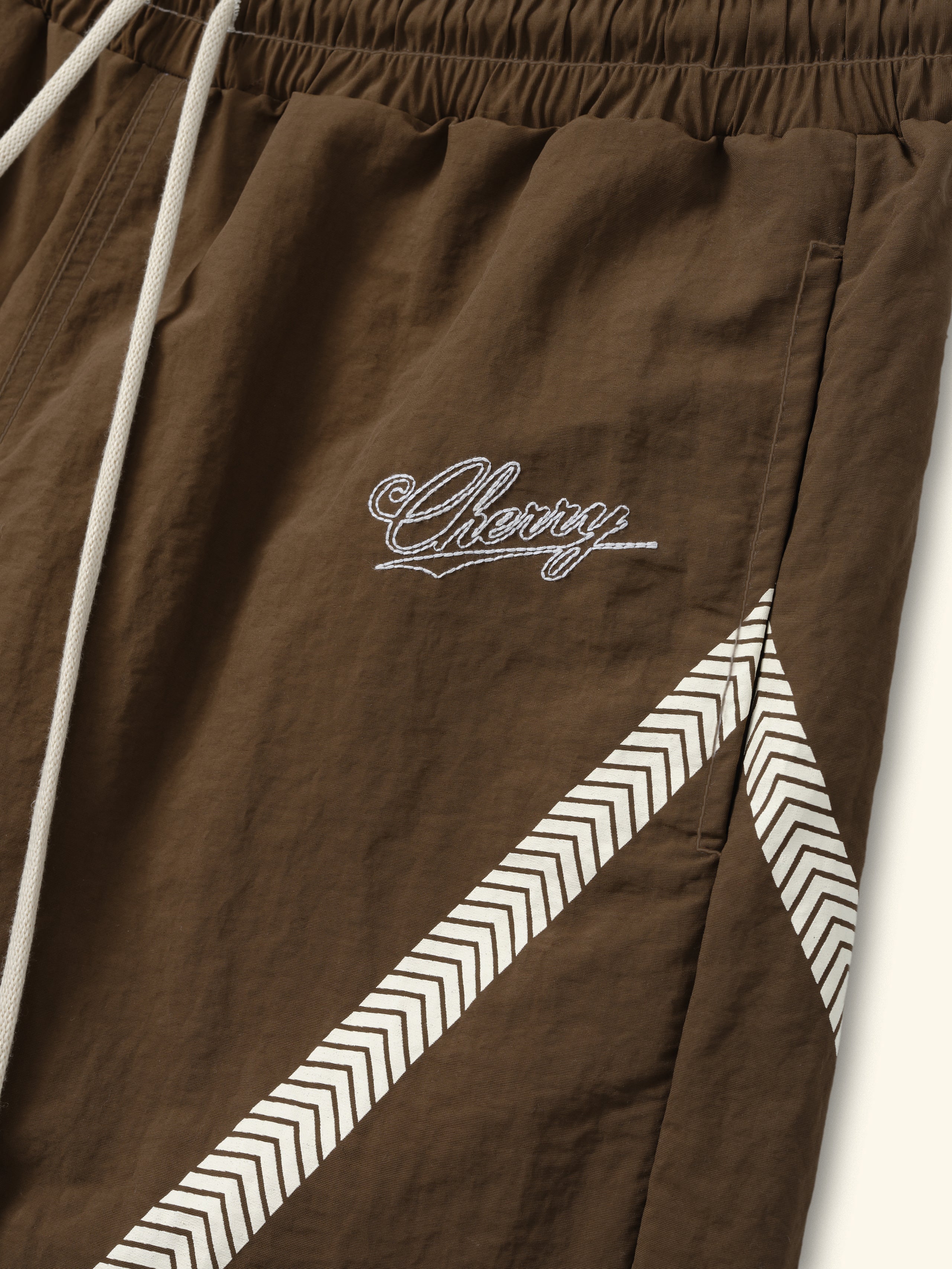 Nylon Running Shorts (Brown)