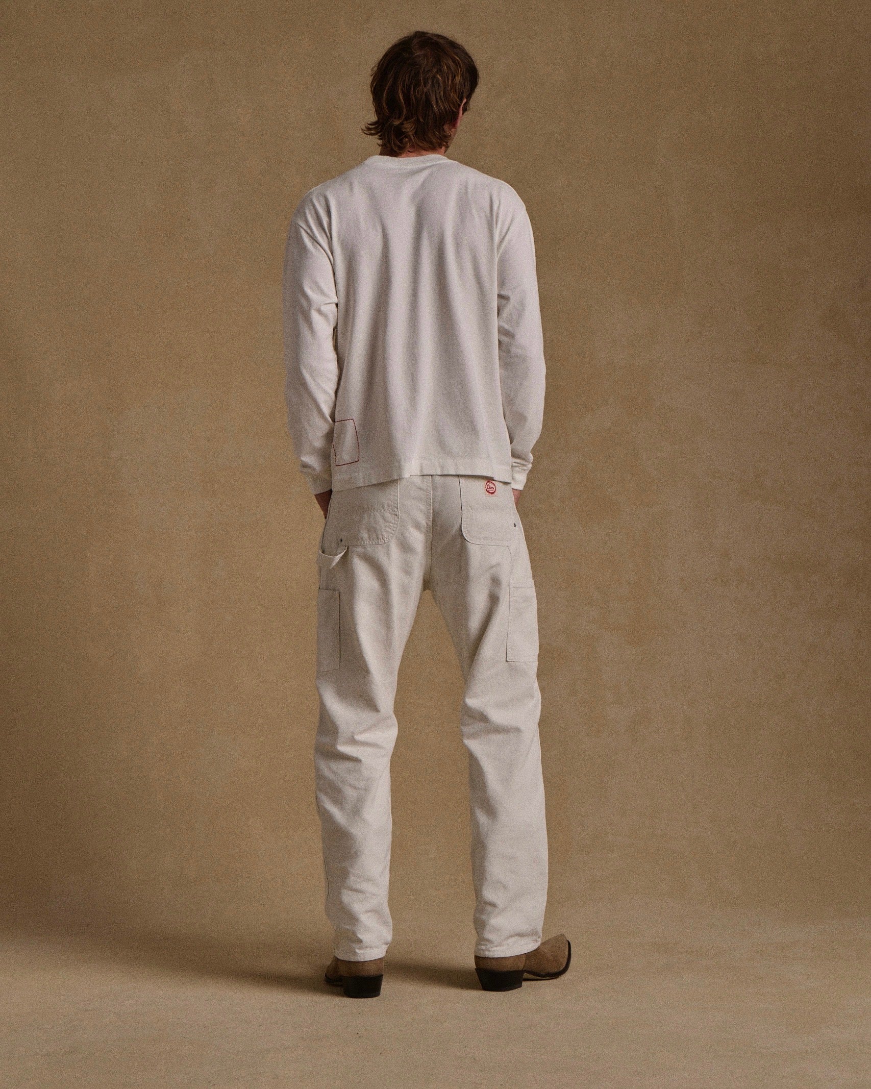 Classic Canvas Double Knee (White)