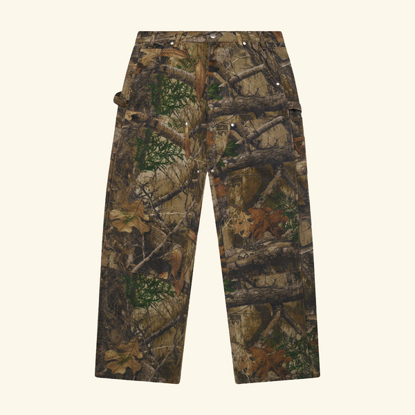 Wide-Leg Double Knee Pants (Real Tree Camo) – CHERRY LA Wide-Leg Double Knee Pants (Real Tree Camo) – CHERRY LA