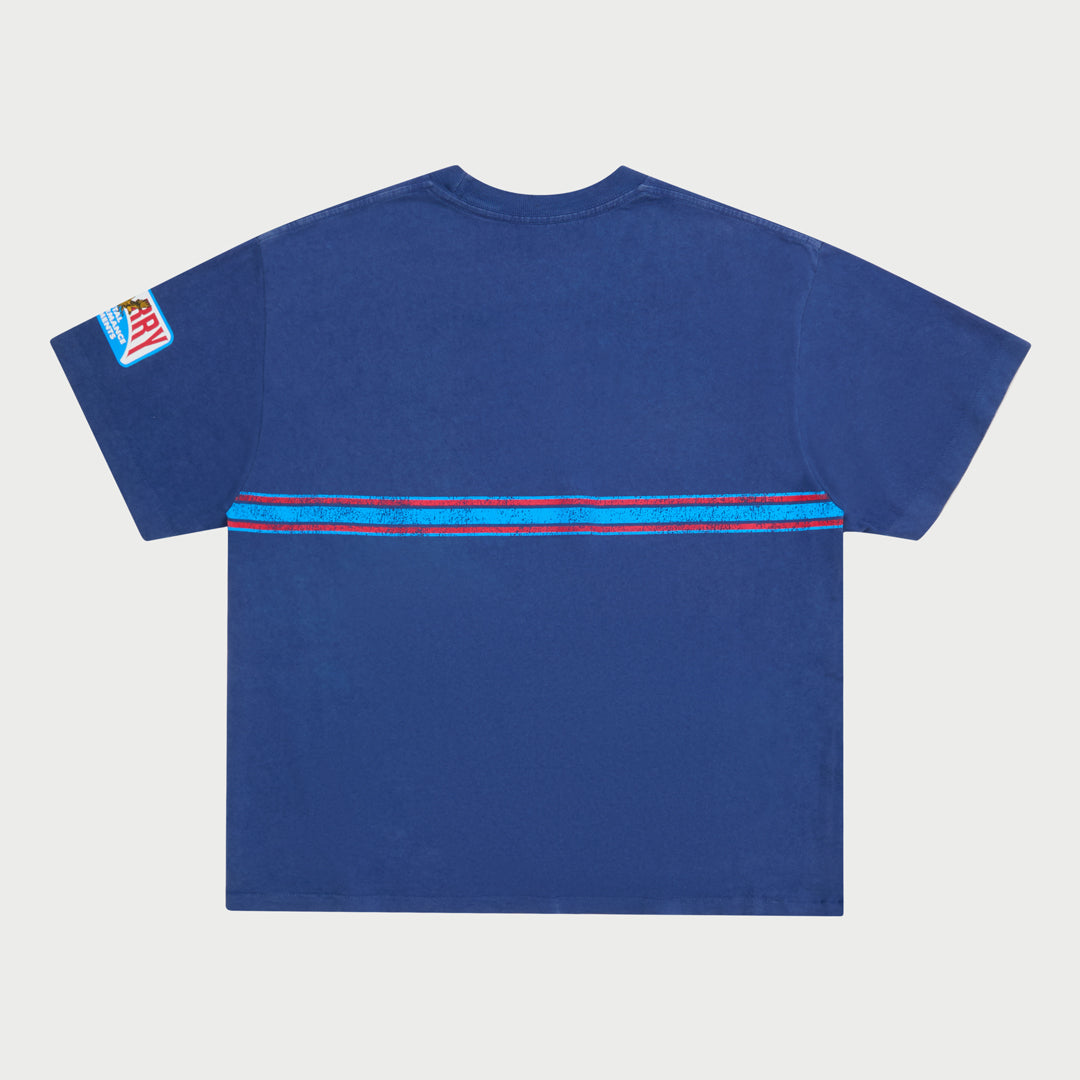 Cherry American Boxy T-Shirt (Navy)