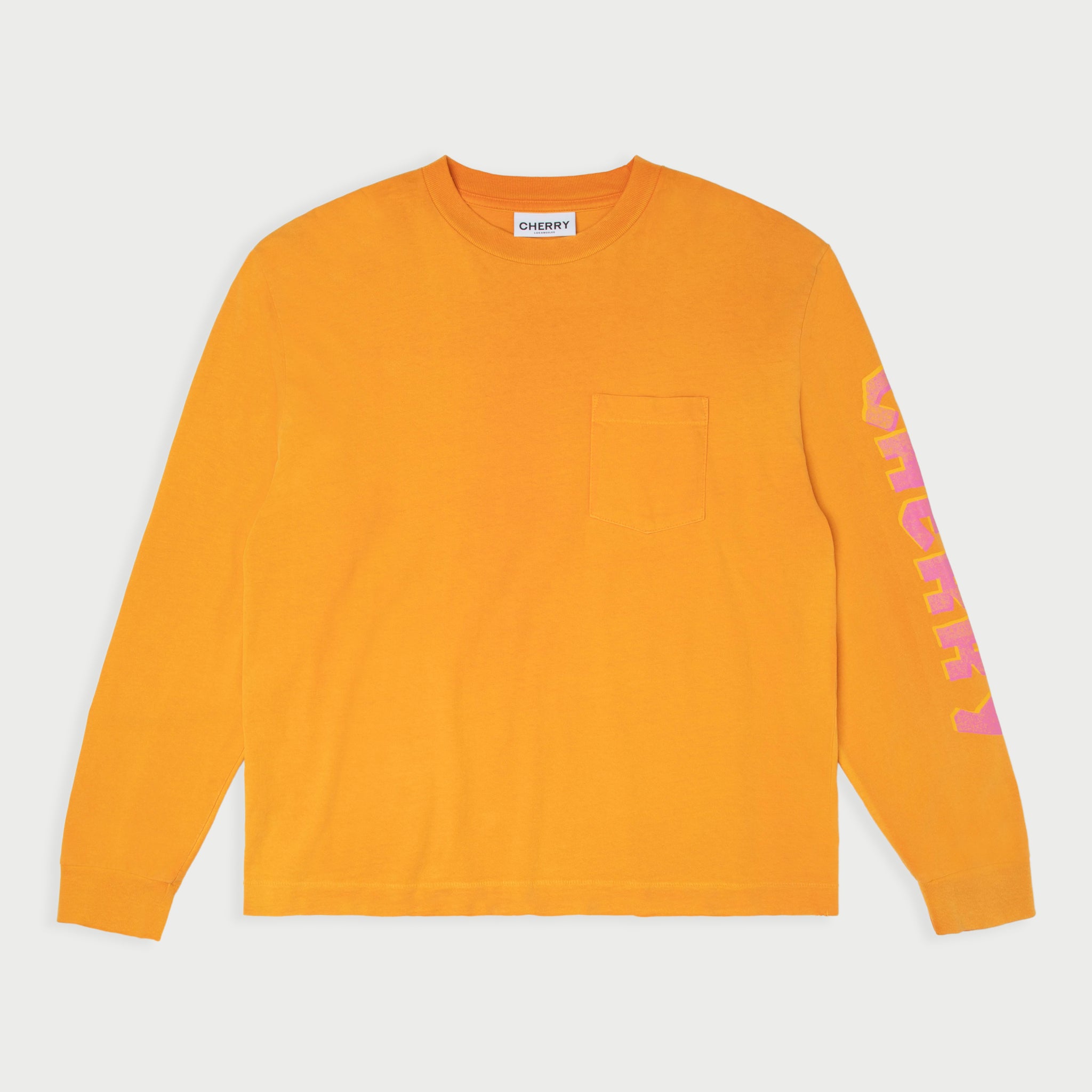 Sunset Pocket Tee L/S (Tangerine)