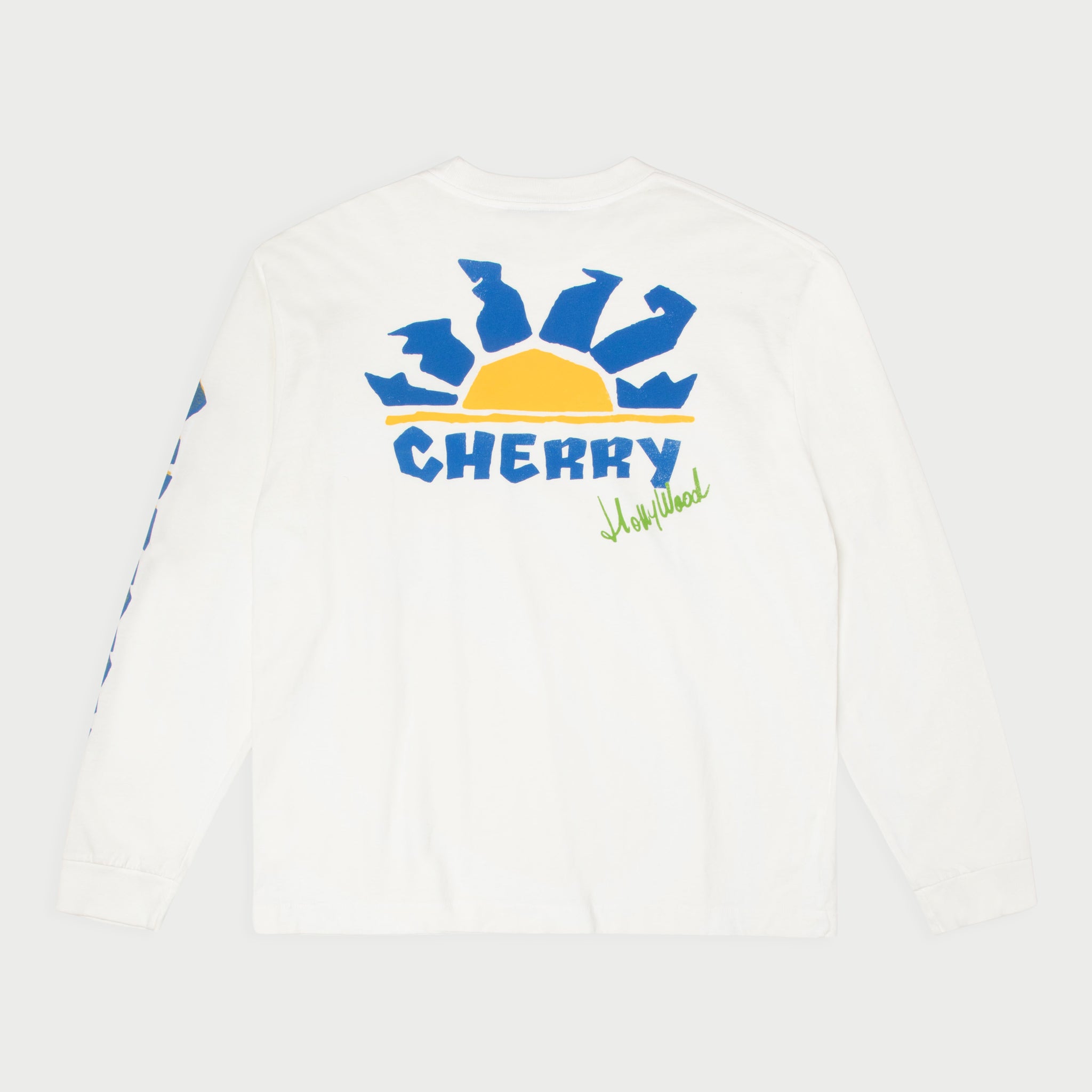 Sunset  Pocket Tee L/S (White)