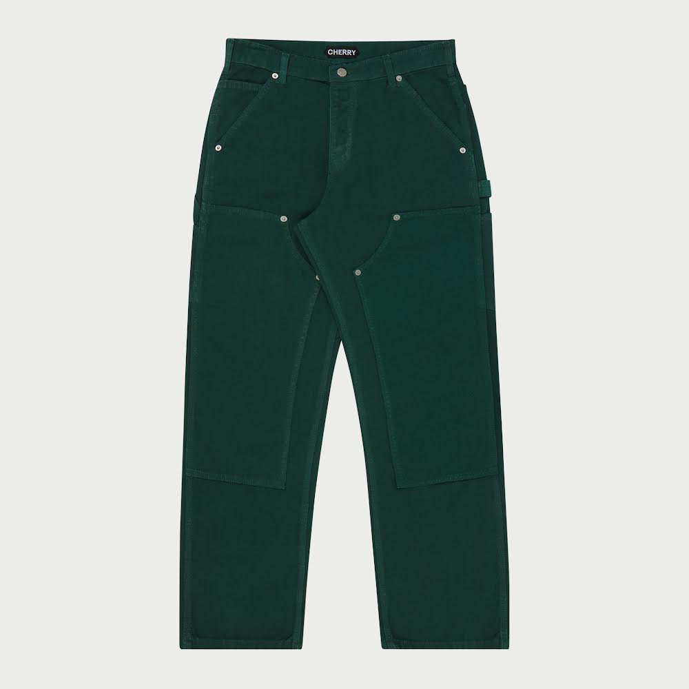 Classic Canvas Double Knee (Green)