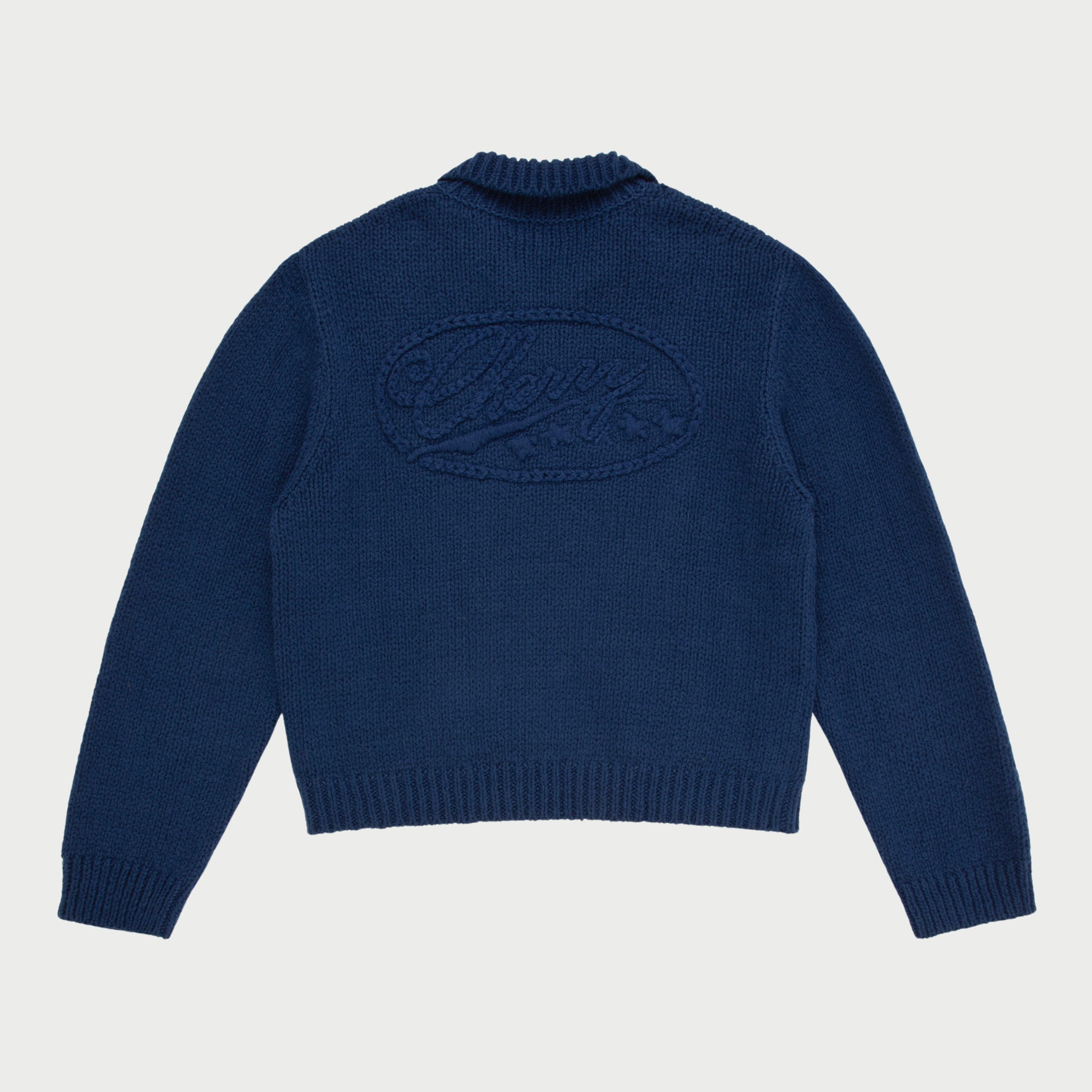 Cotton Knit Club Jacket (Royal Blue)