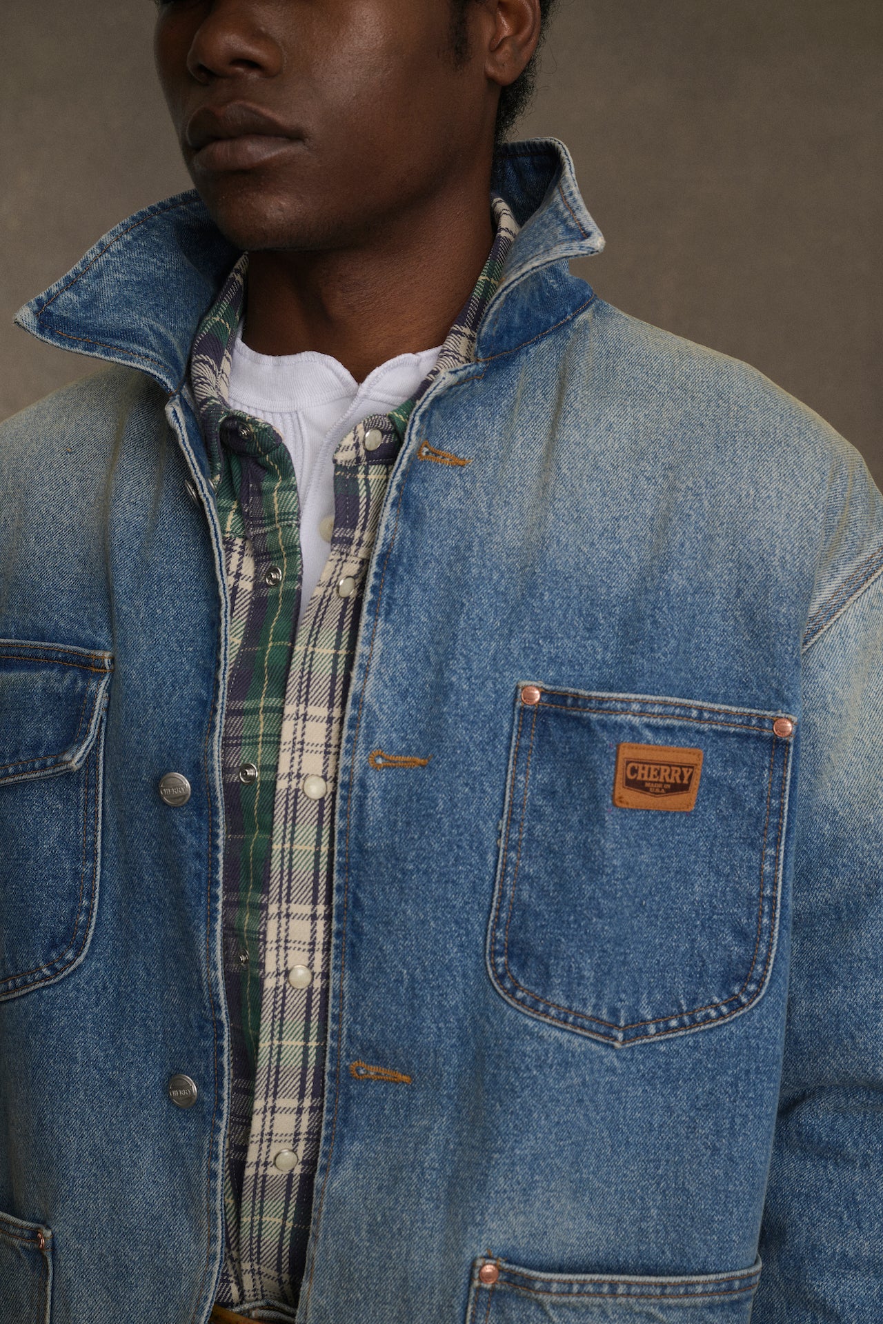 Denim Chore Coat (Denim)