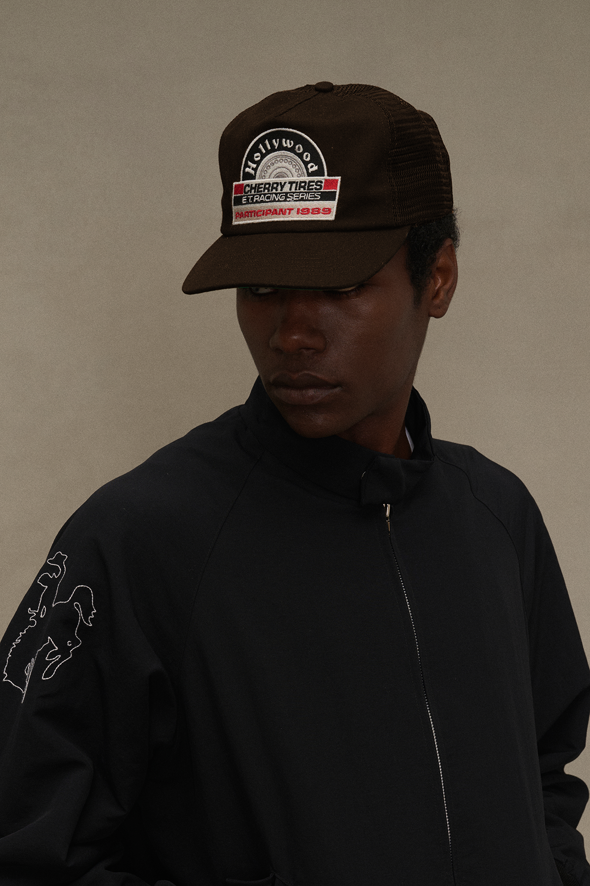 Cherry Tires Trucker (Brown)