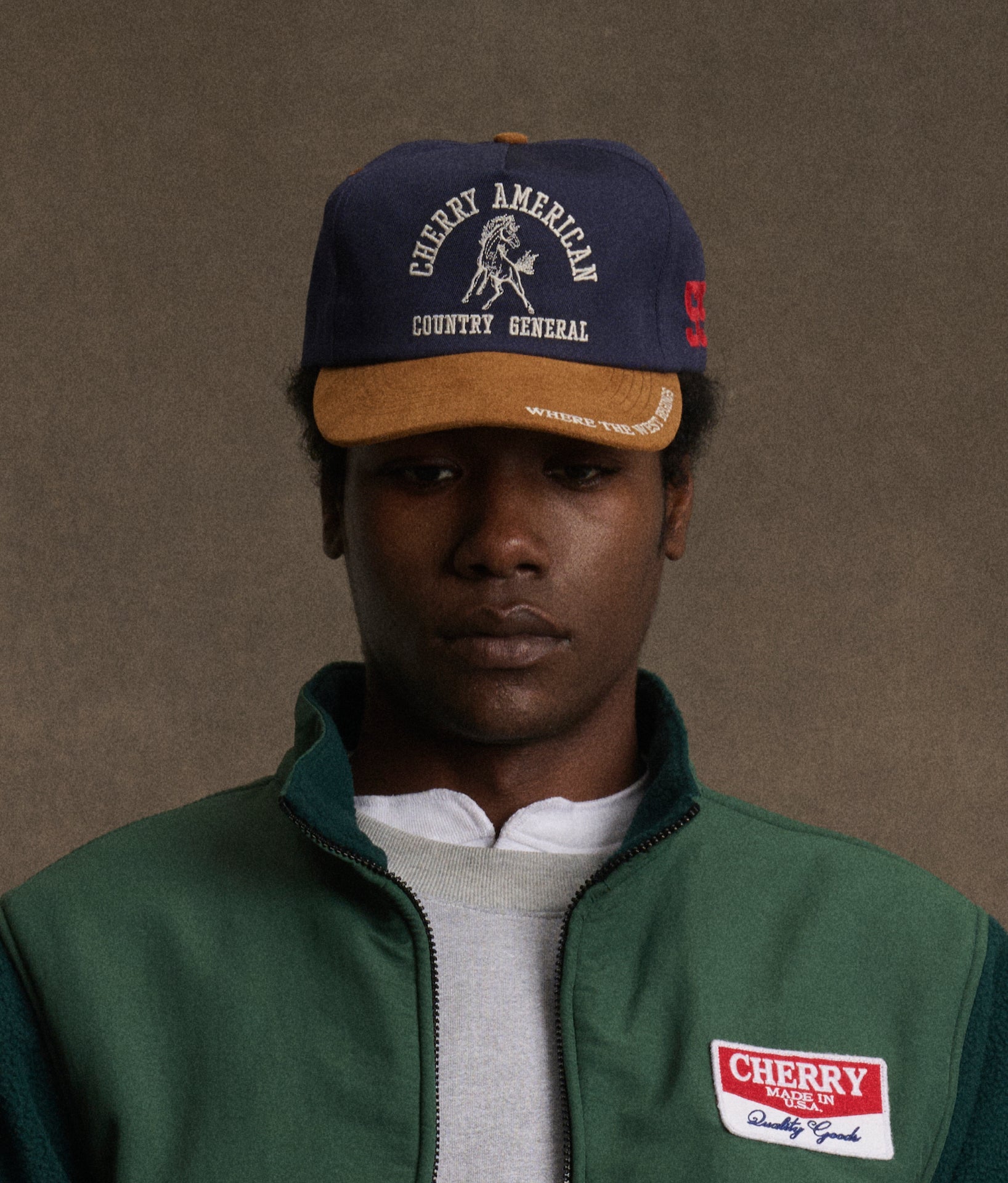 Country General  5 Panel Hat (Navy)