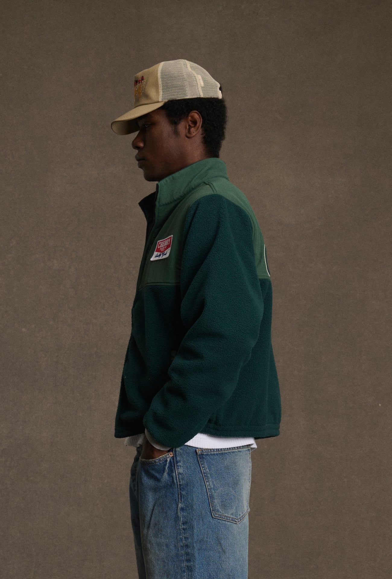 Racing Zip Sherpa (Hunter Green)