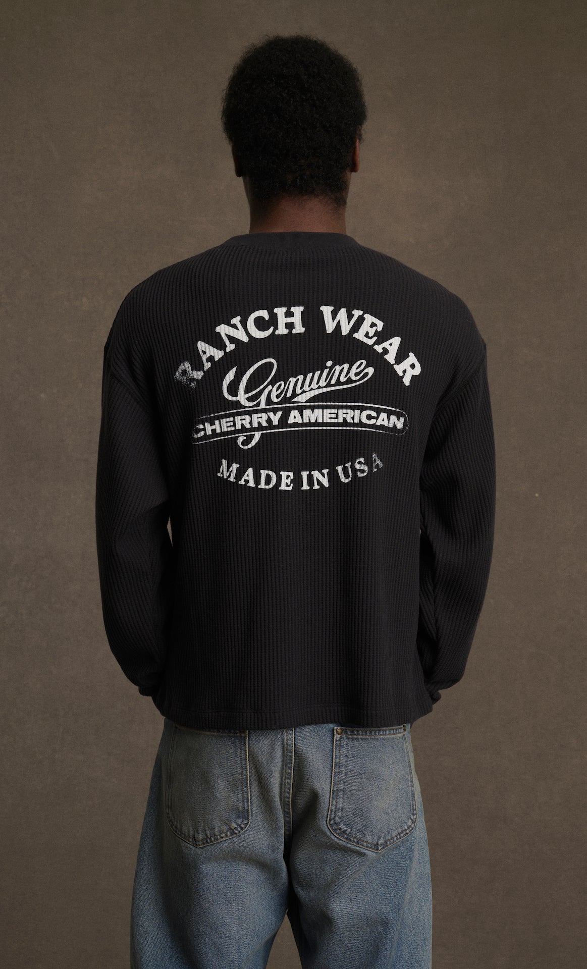 Ranch Wear Pocket Boxy Thermal (Vintage Black)