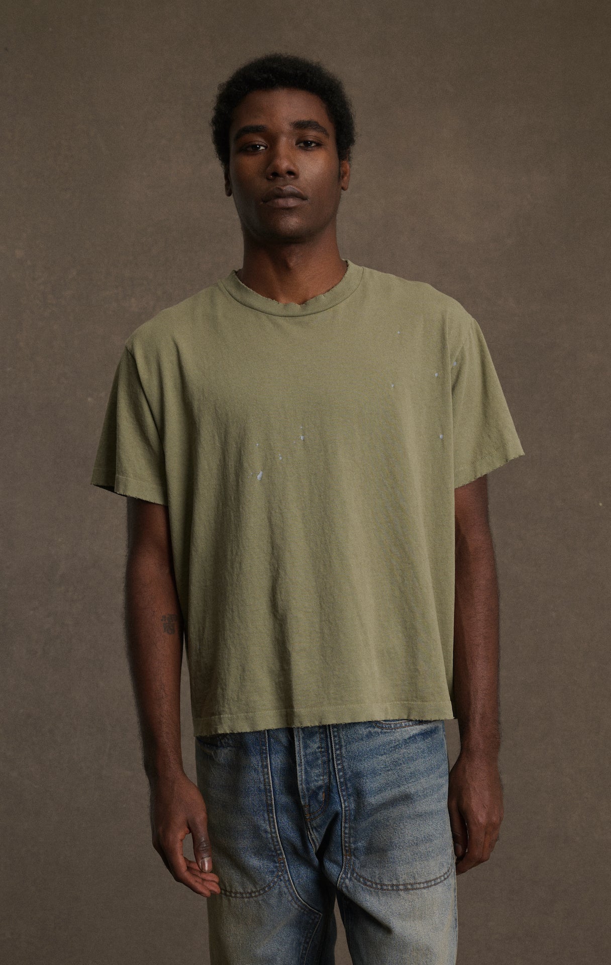 Ranch Wear Boxy T-Shirt (Army Green)
