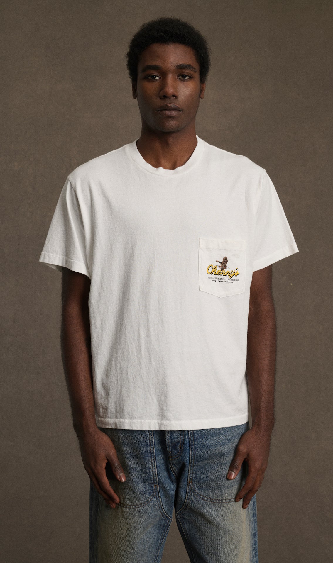 Outfitter Boxy Pocket T-Shirt (Vintage White)
