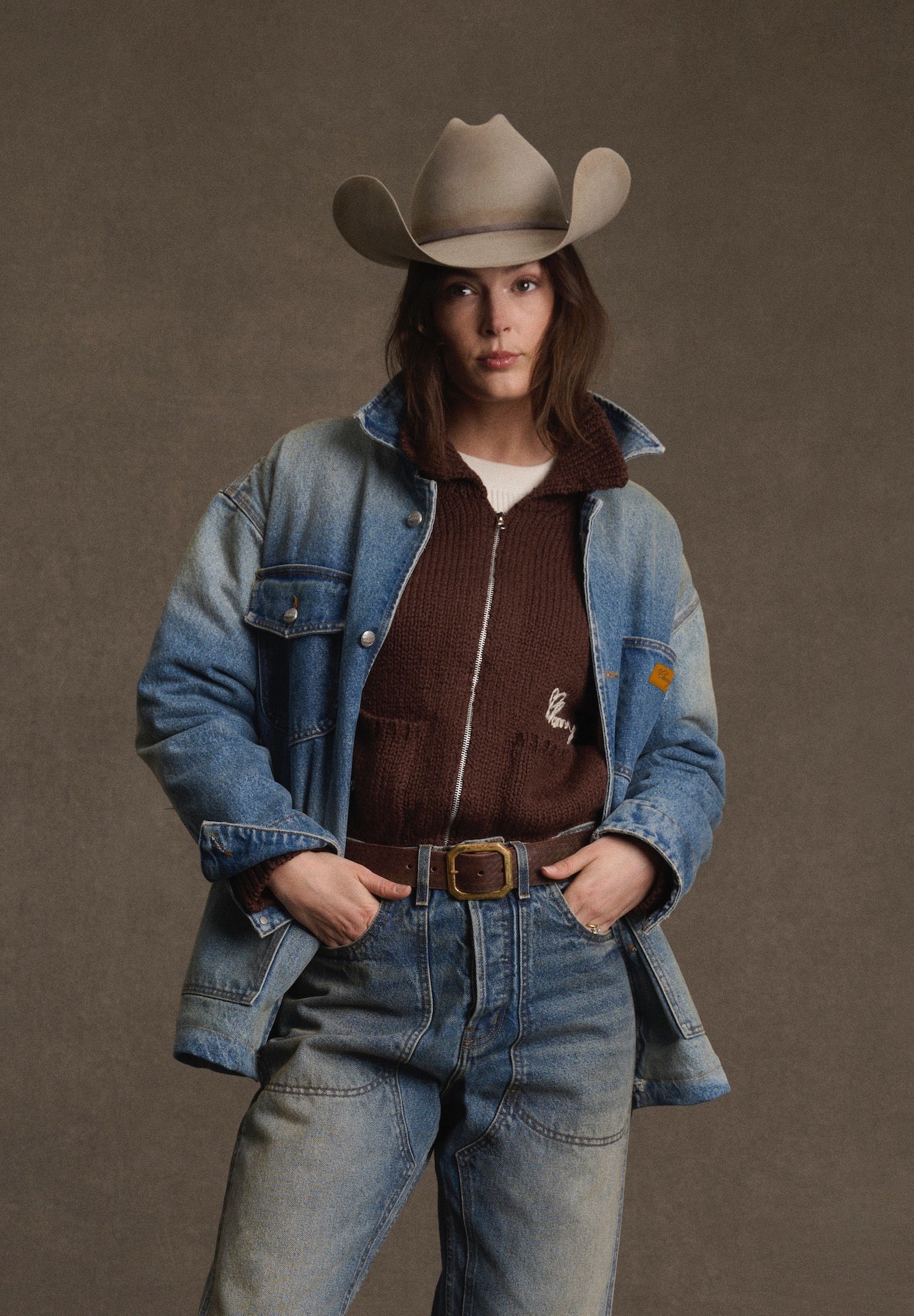 Denim Chore Coat (Denim)