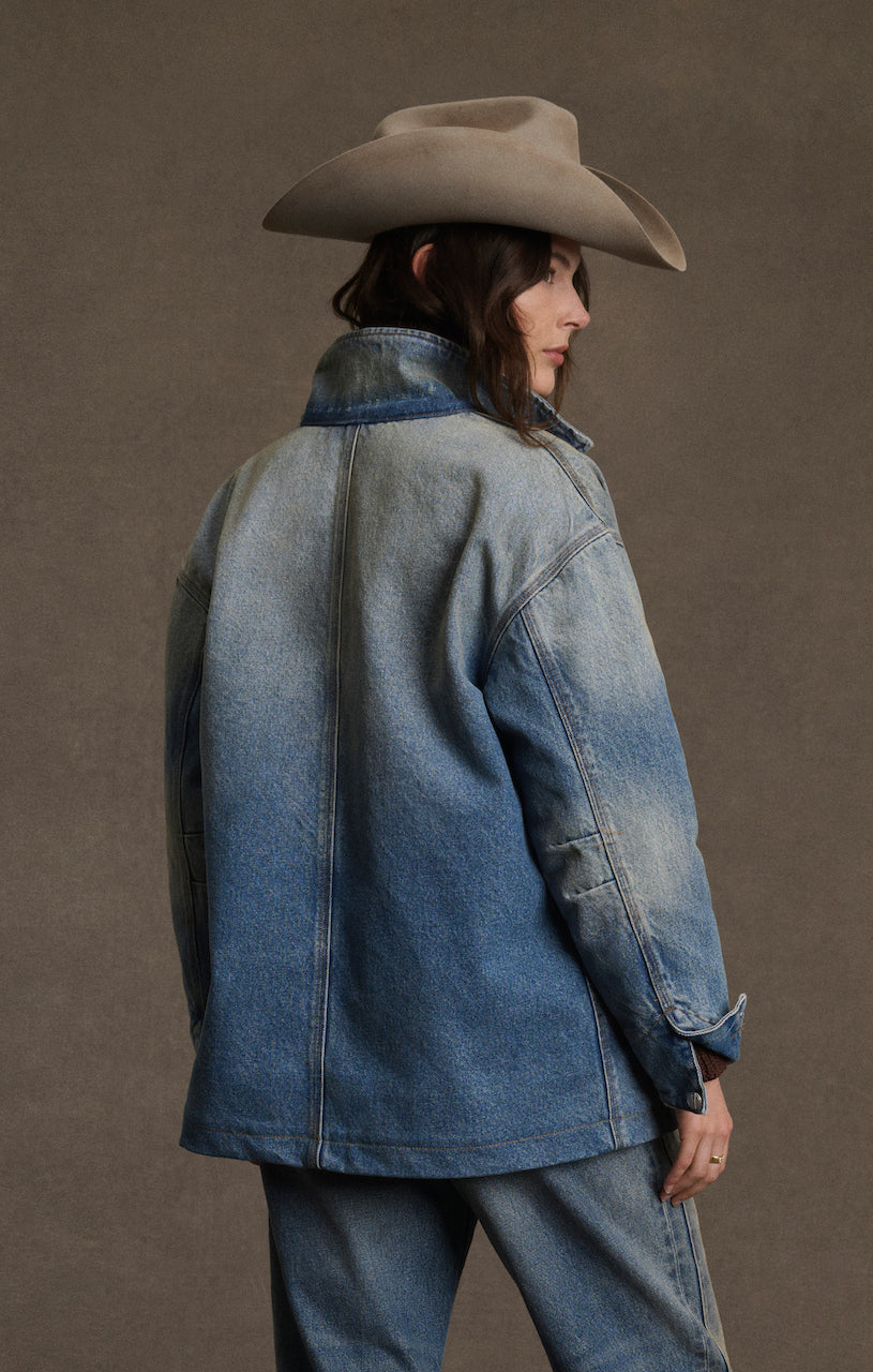 Denim Chore Coat (Denim)
