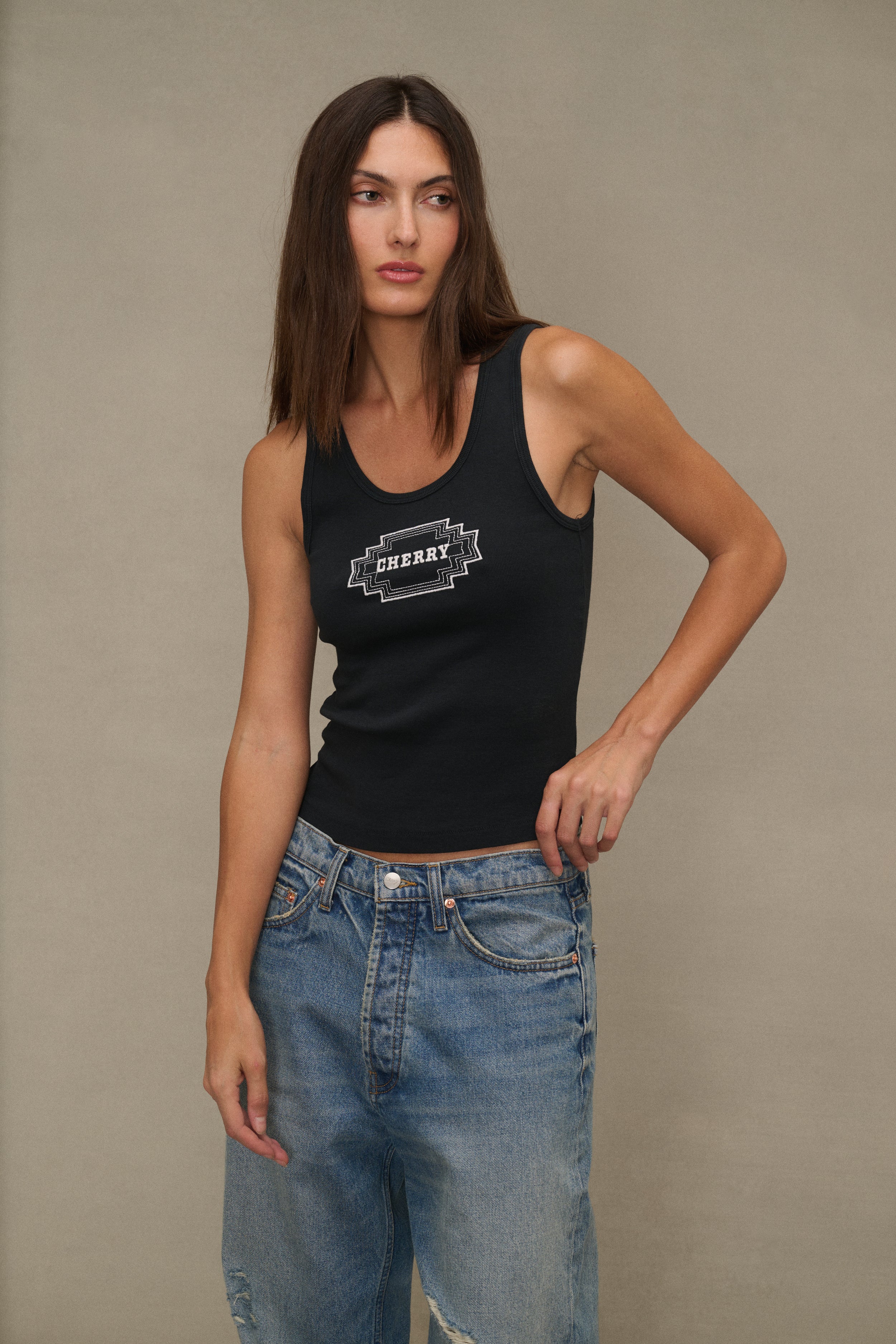 Women's Frontier Tank (Vintage Black)