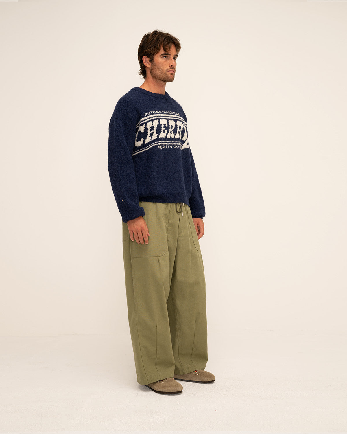 Herringbone Parachute Pants