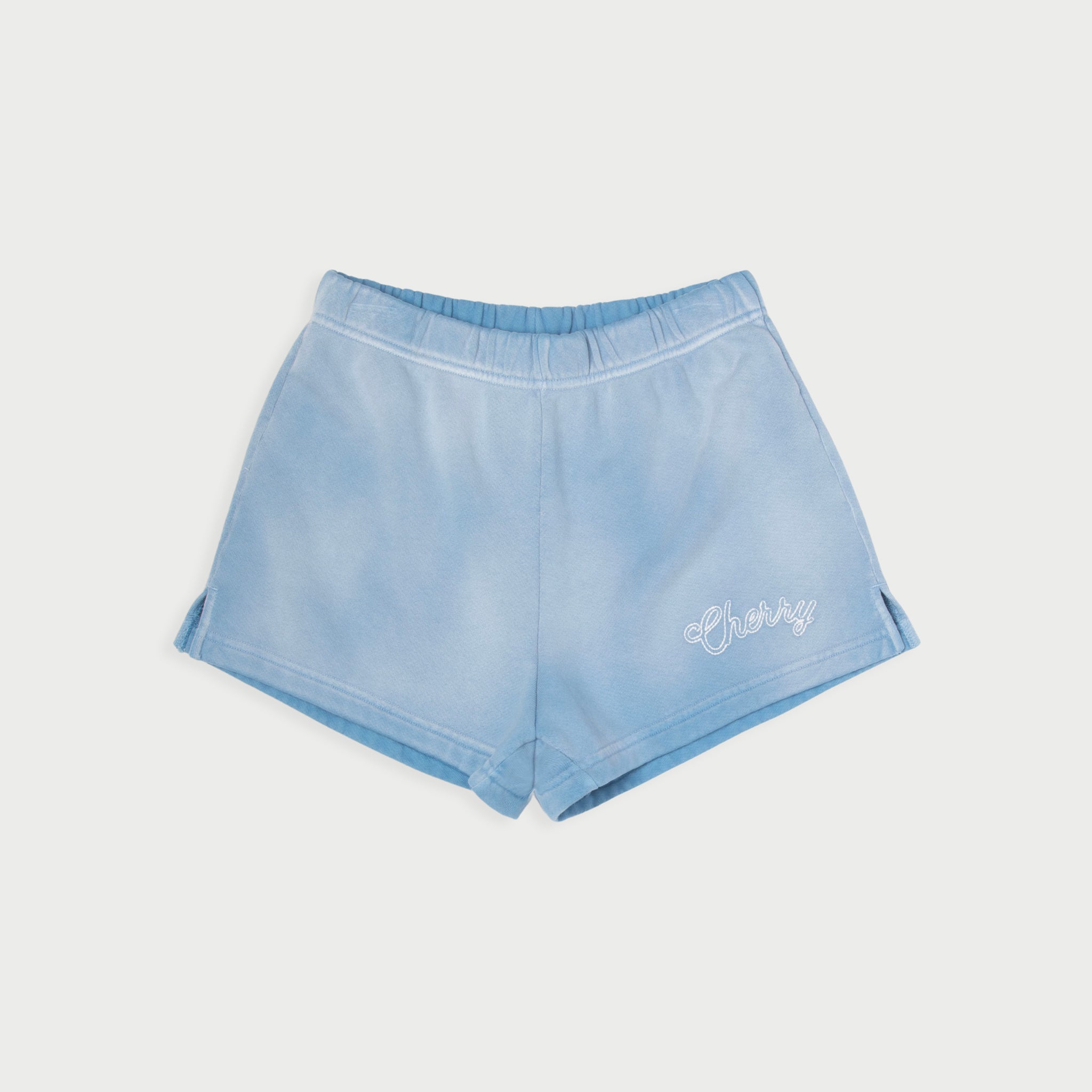 Cherry Women's Sweatshort (Sky Blue)