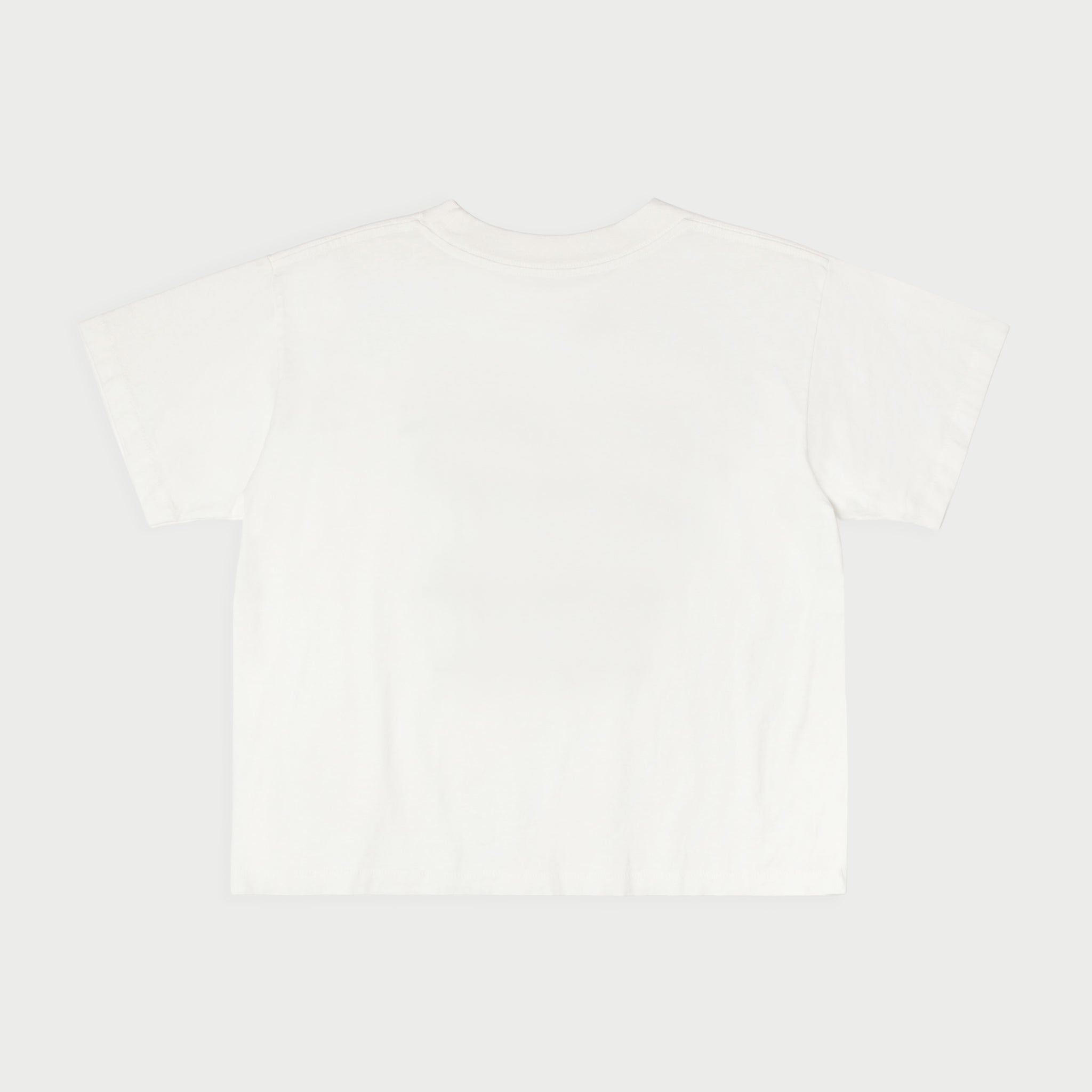 Paradise Boxy Baby Tee (Vintage White)