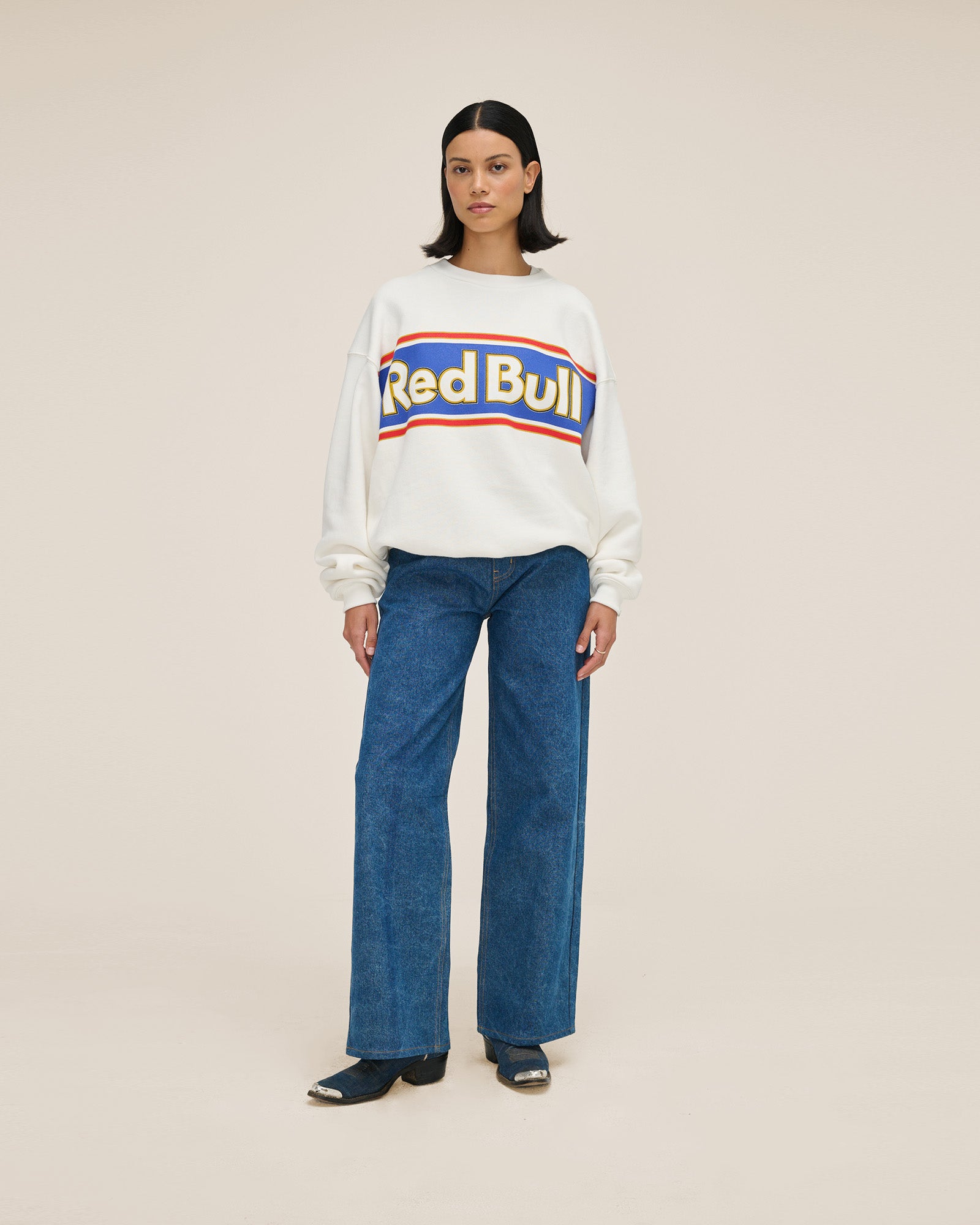 Red Bull Racing Crewneck Sweatshirt (Vintage White)