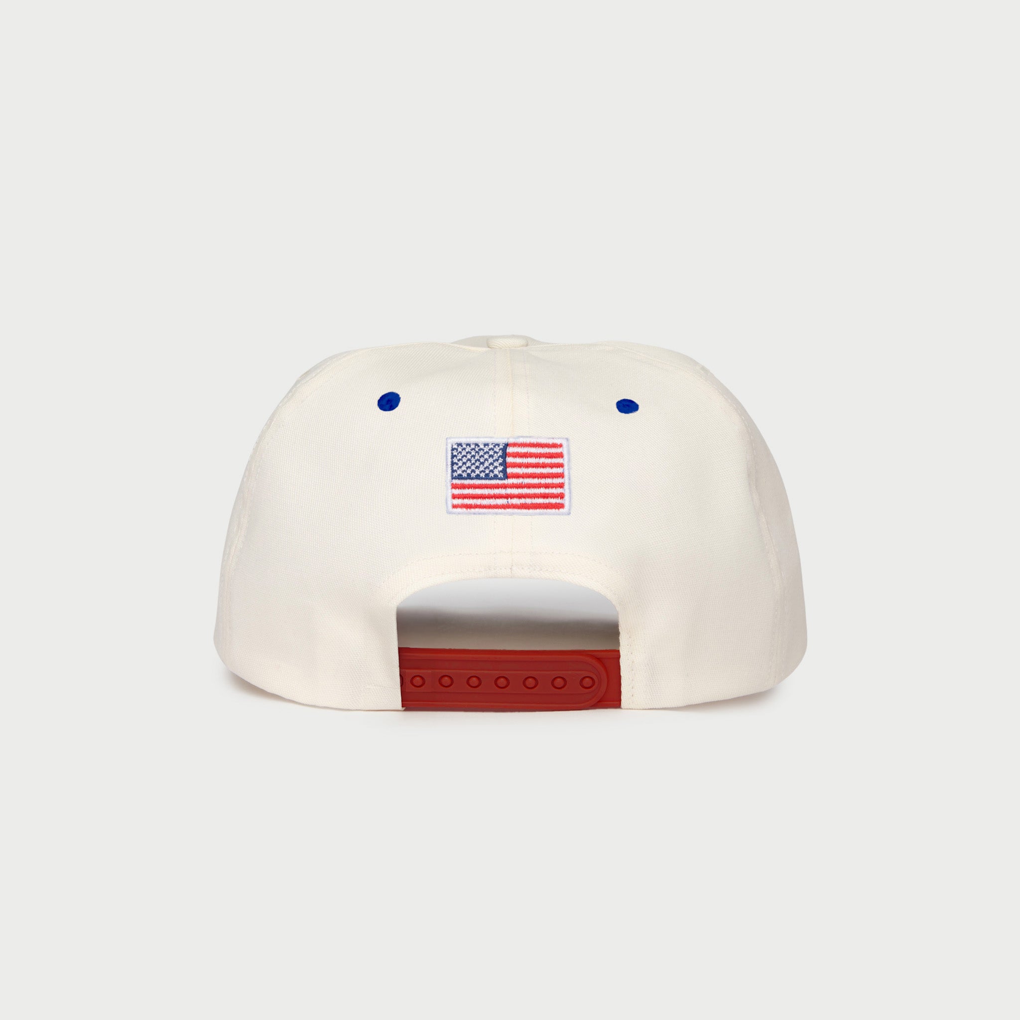 Racing 5 Panel Hat (Vintage White)