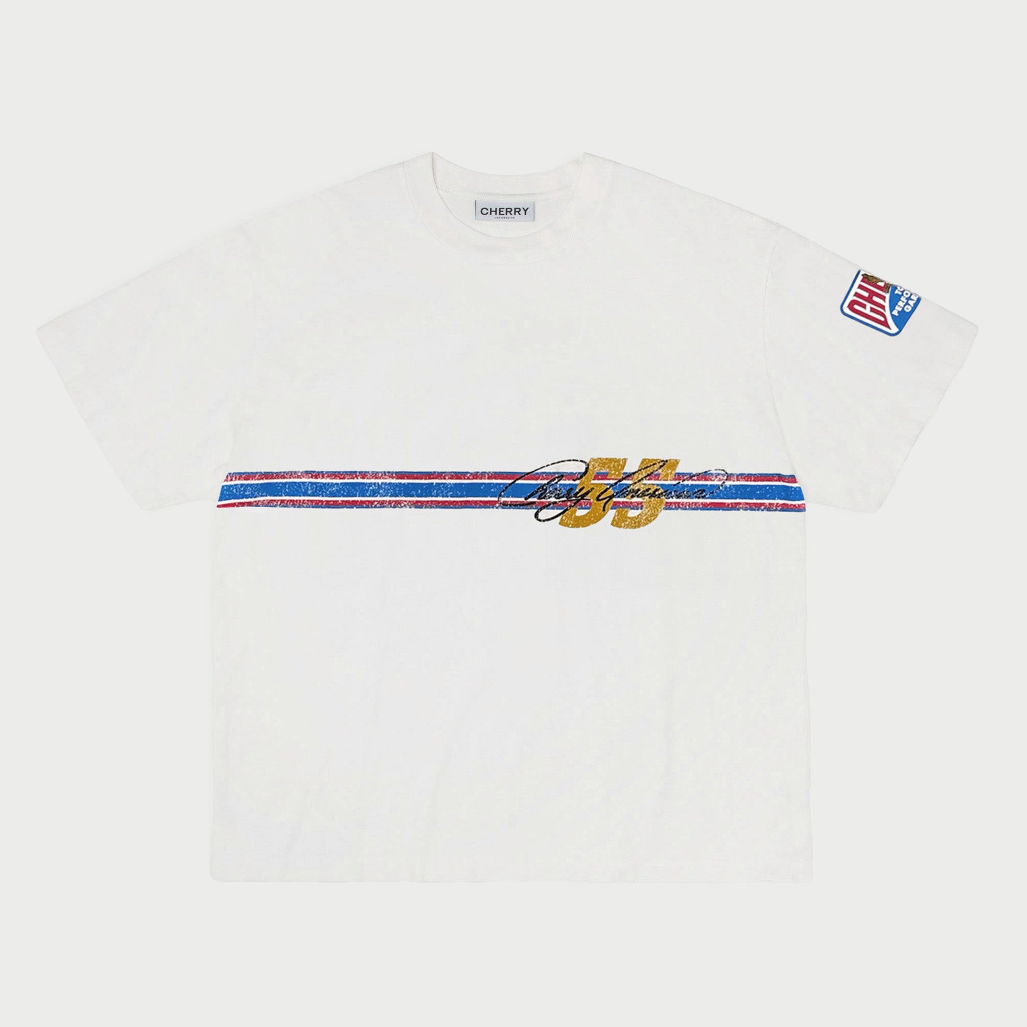 Cherry American Boxy T-Shirt (White)