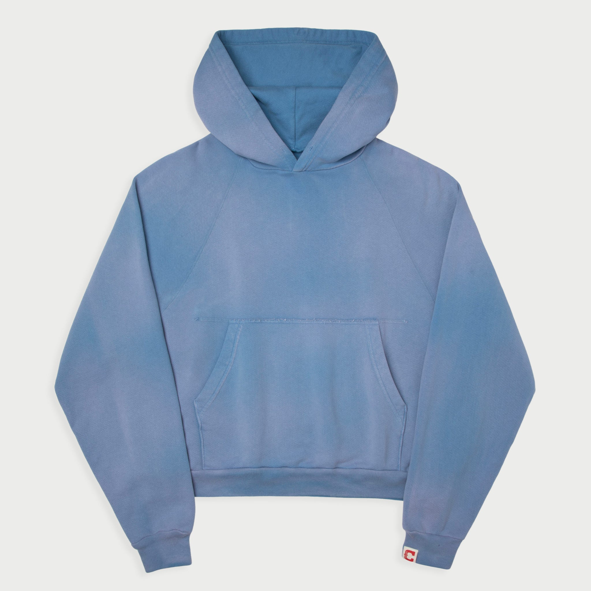 Vintage Classic Raglan Hoodie (Sky Blue)