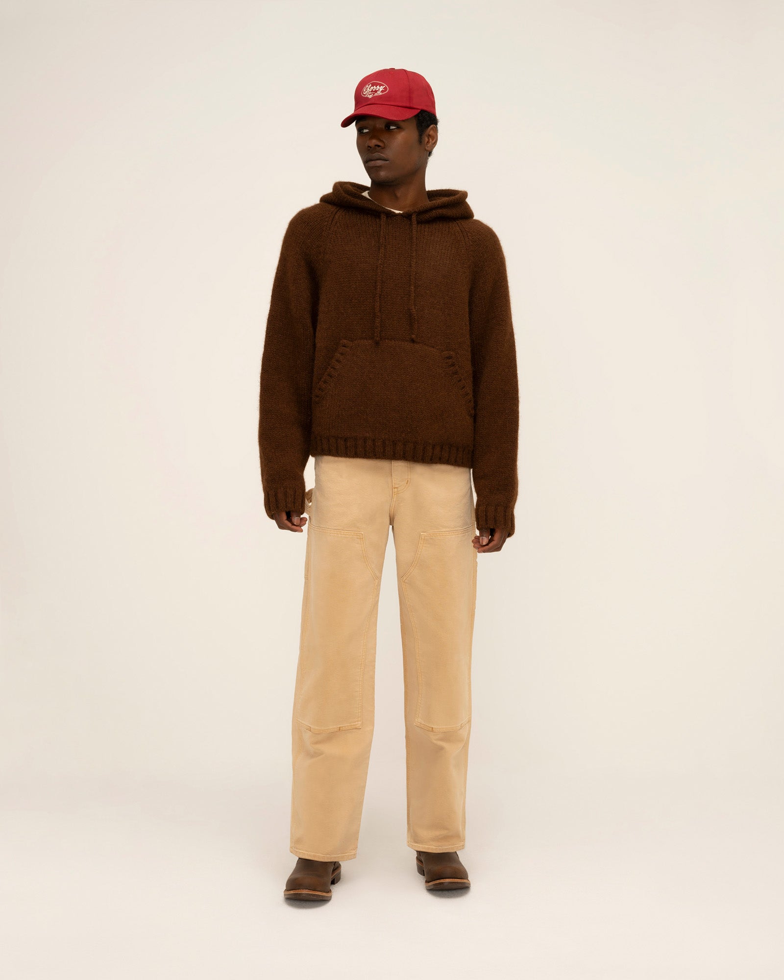 Cashmere Hoodie (Brown)