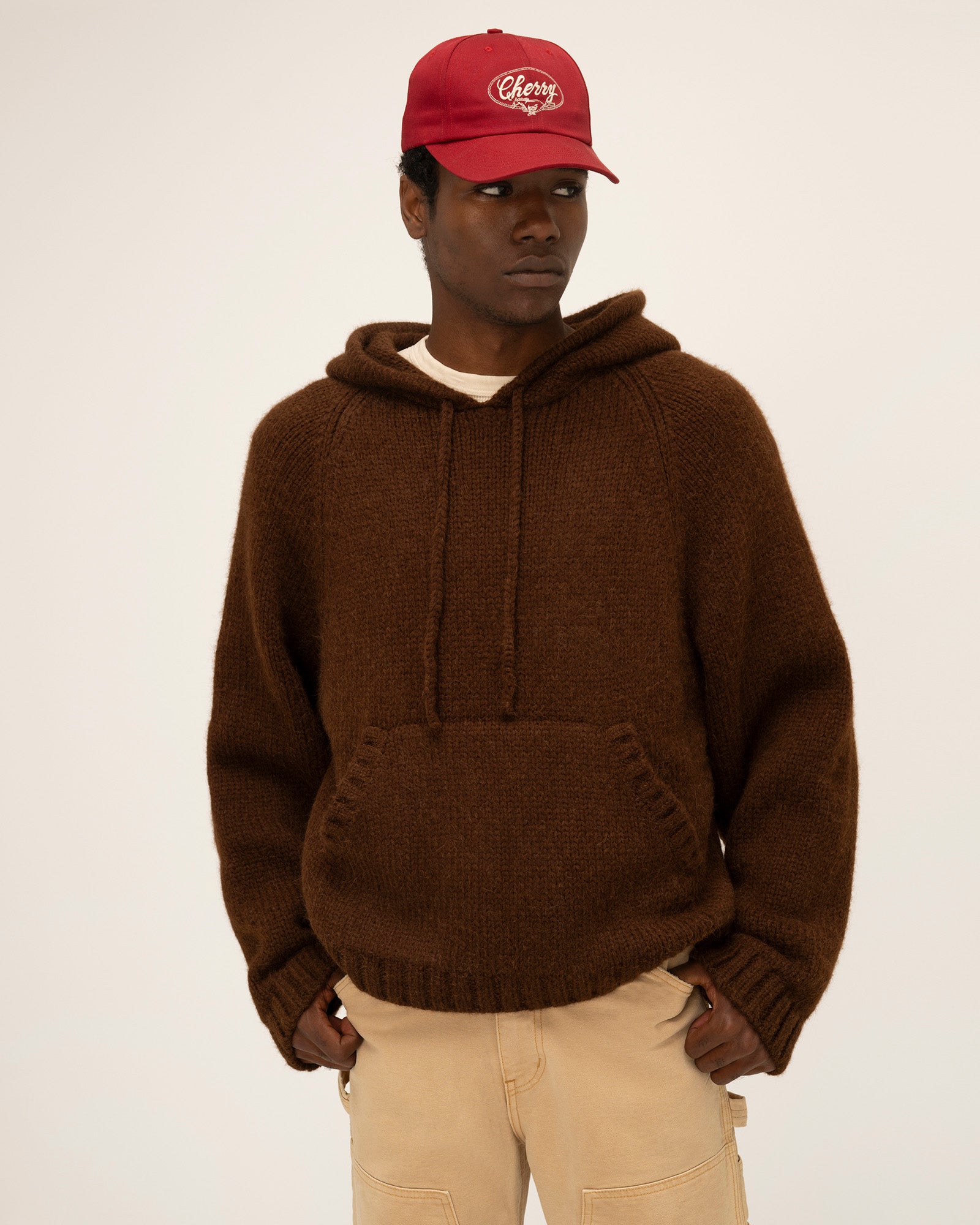 Cashmere Hoodie (Brown)