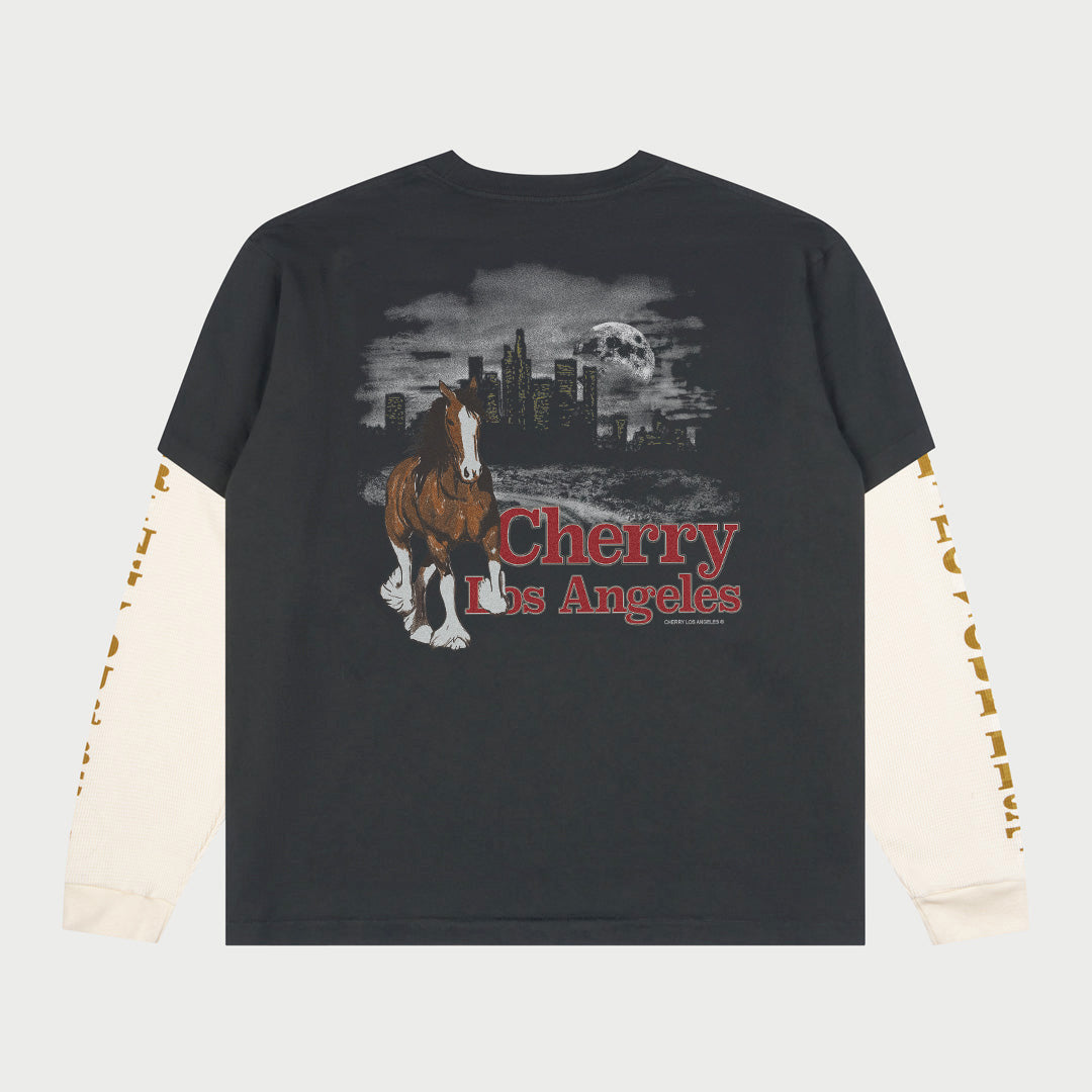 818 Outpost Long Sleeve Tee BY store CHERRY LA