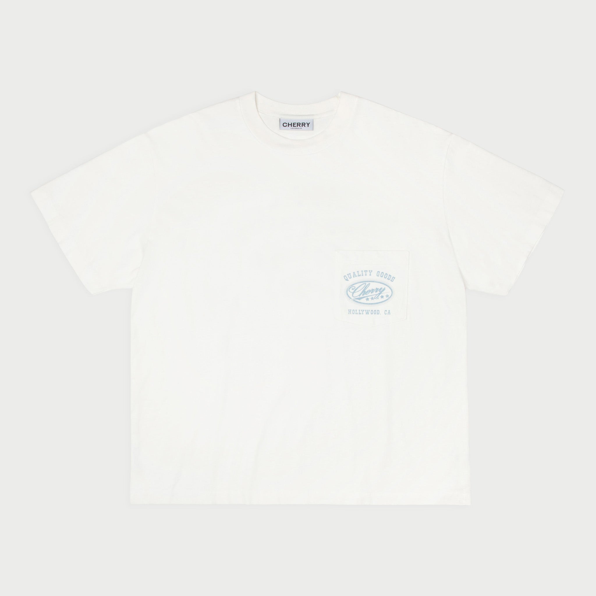 Five Star Boxy Pocket Tee (Vintage White)