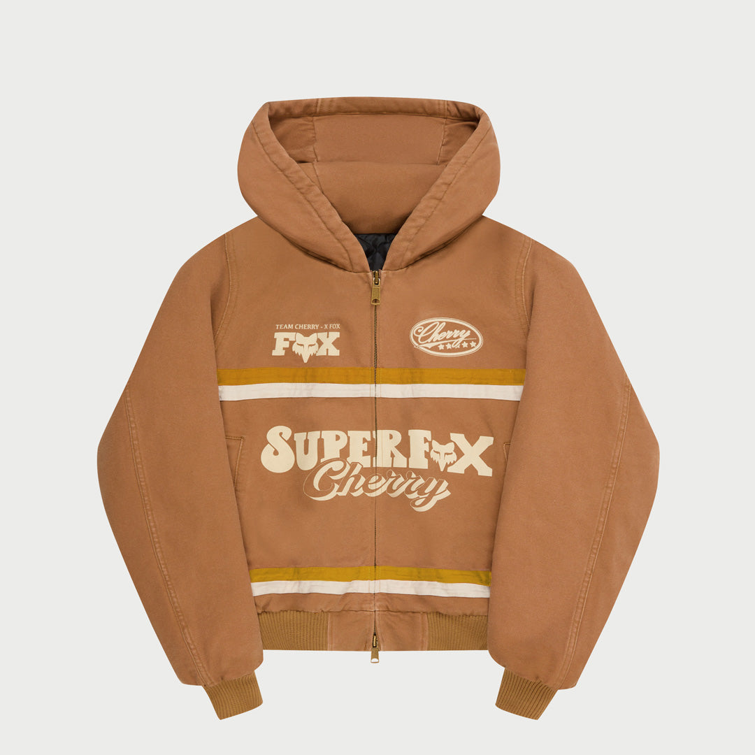 Fox X Cherry Mechanic Jacket (Camel Brown)