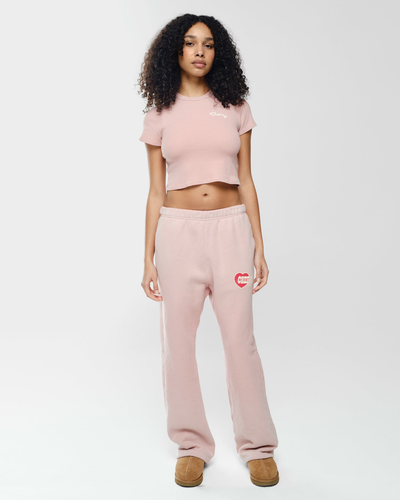 Built to Love Thermal Baby Tee (Rose)