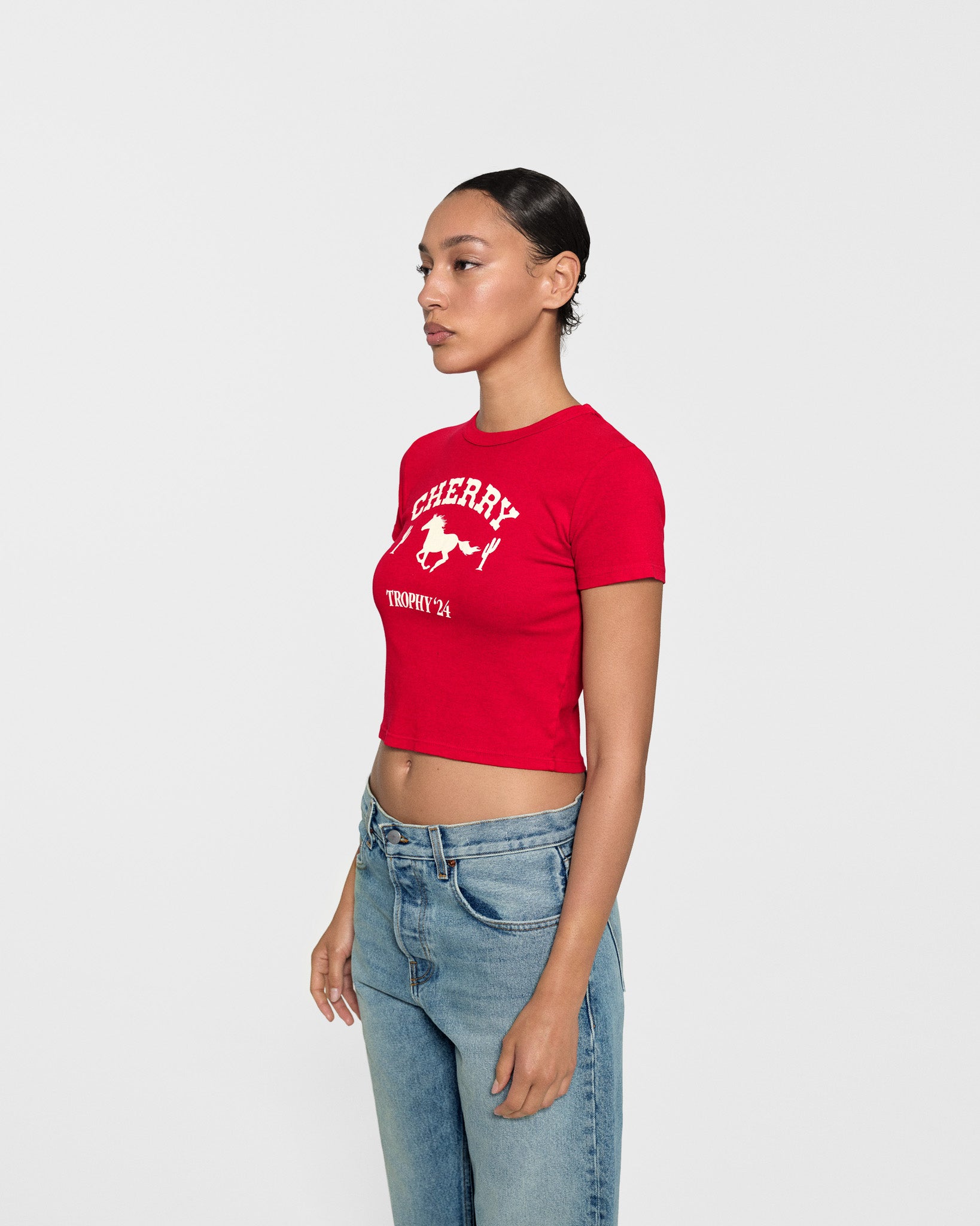 Trophy Baby Tee (Red)