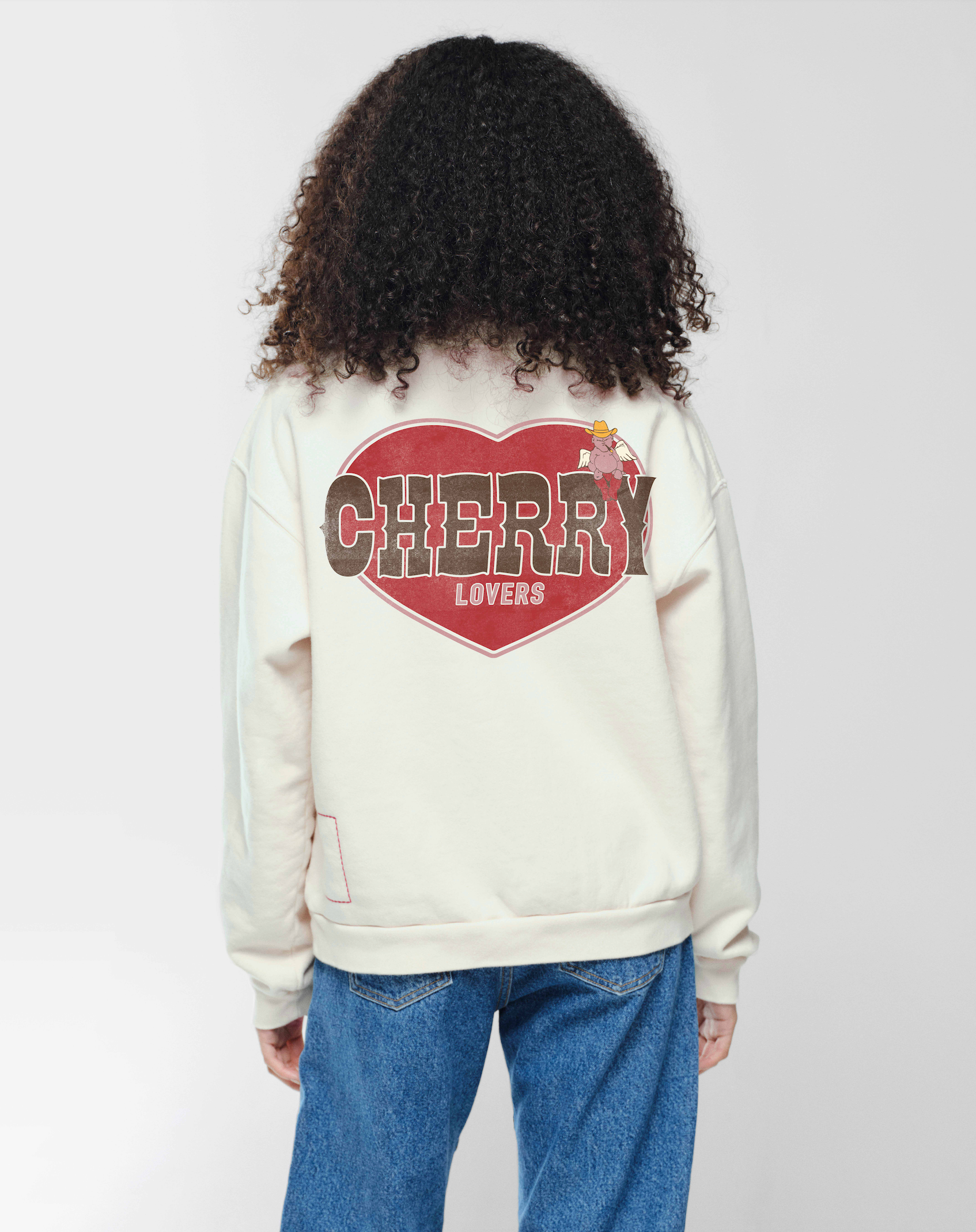 Lovers Crewneck (Cream) – CHERRY LA Lovers Crewneck (Cream) – CHERRY LA