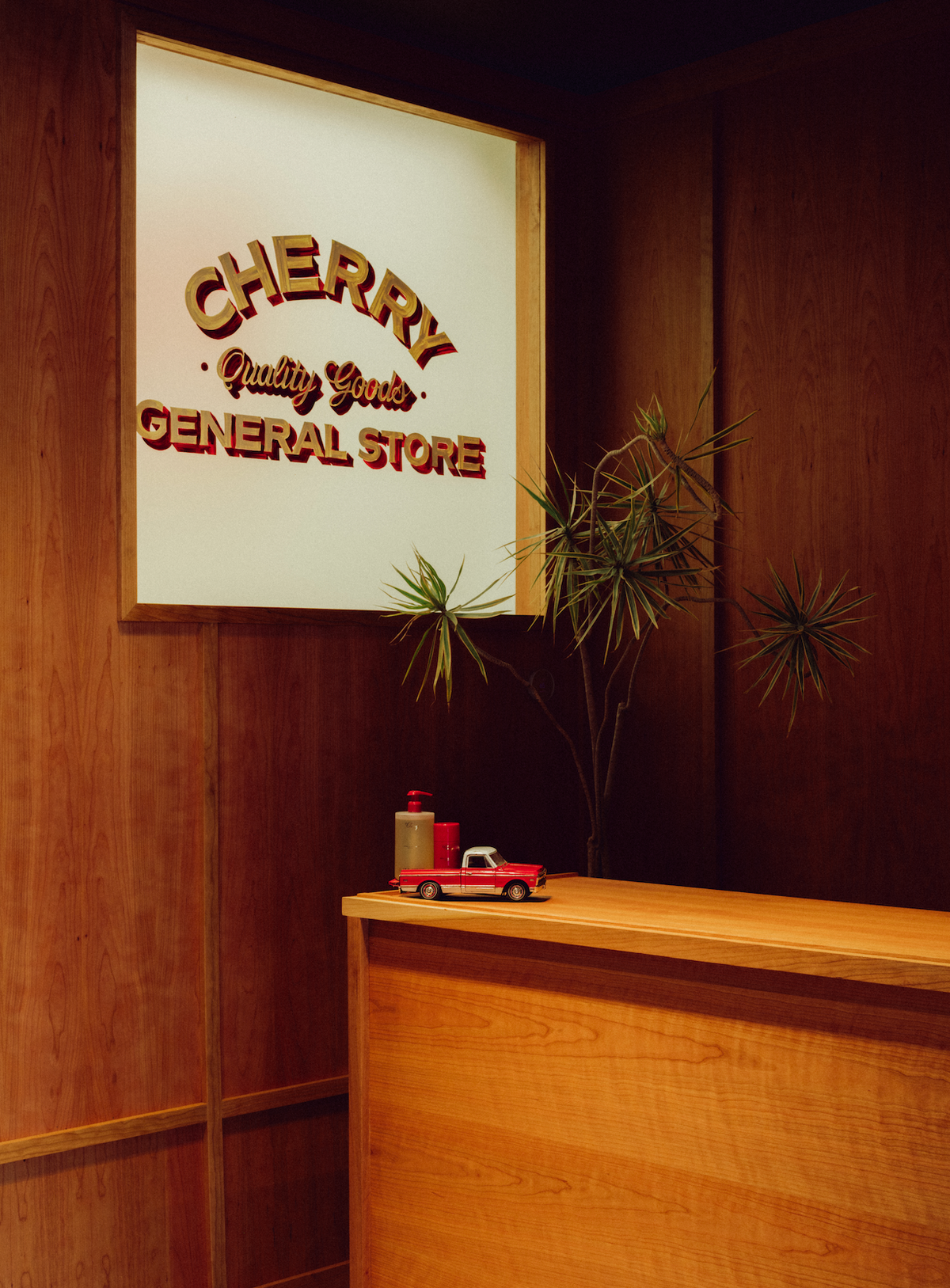 Cherry General Store clothing racks