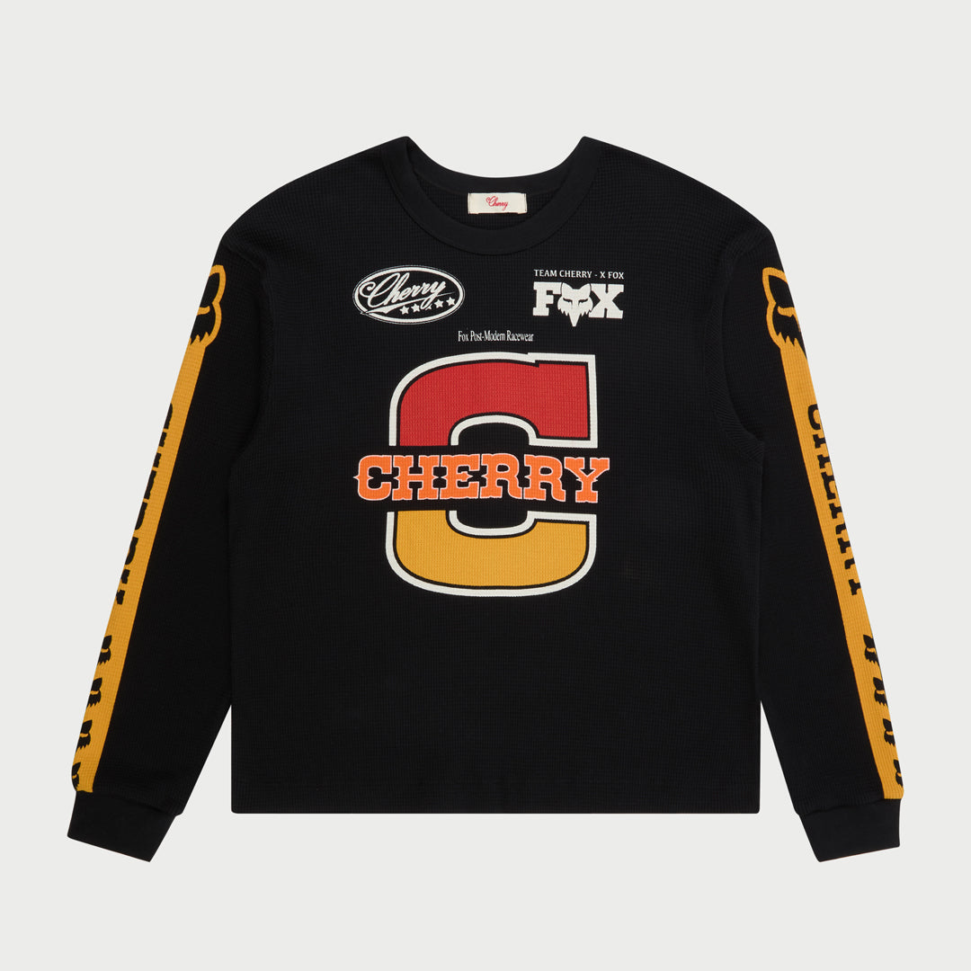 Fox X Cherry Moto Jersey (Black)