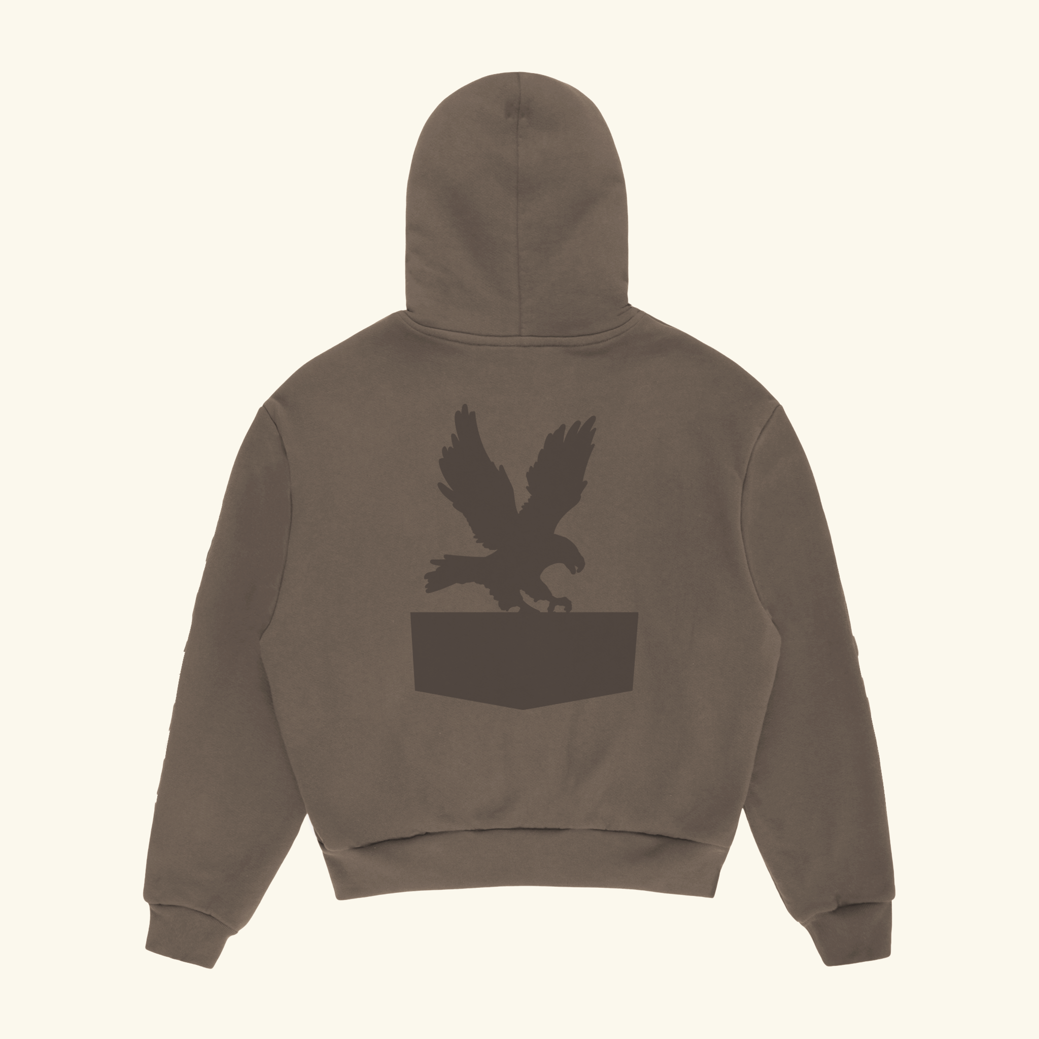 Sun Faded Patch Thermal Hoodie (Steel)