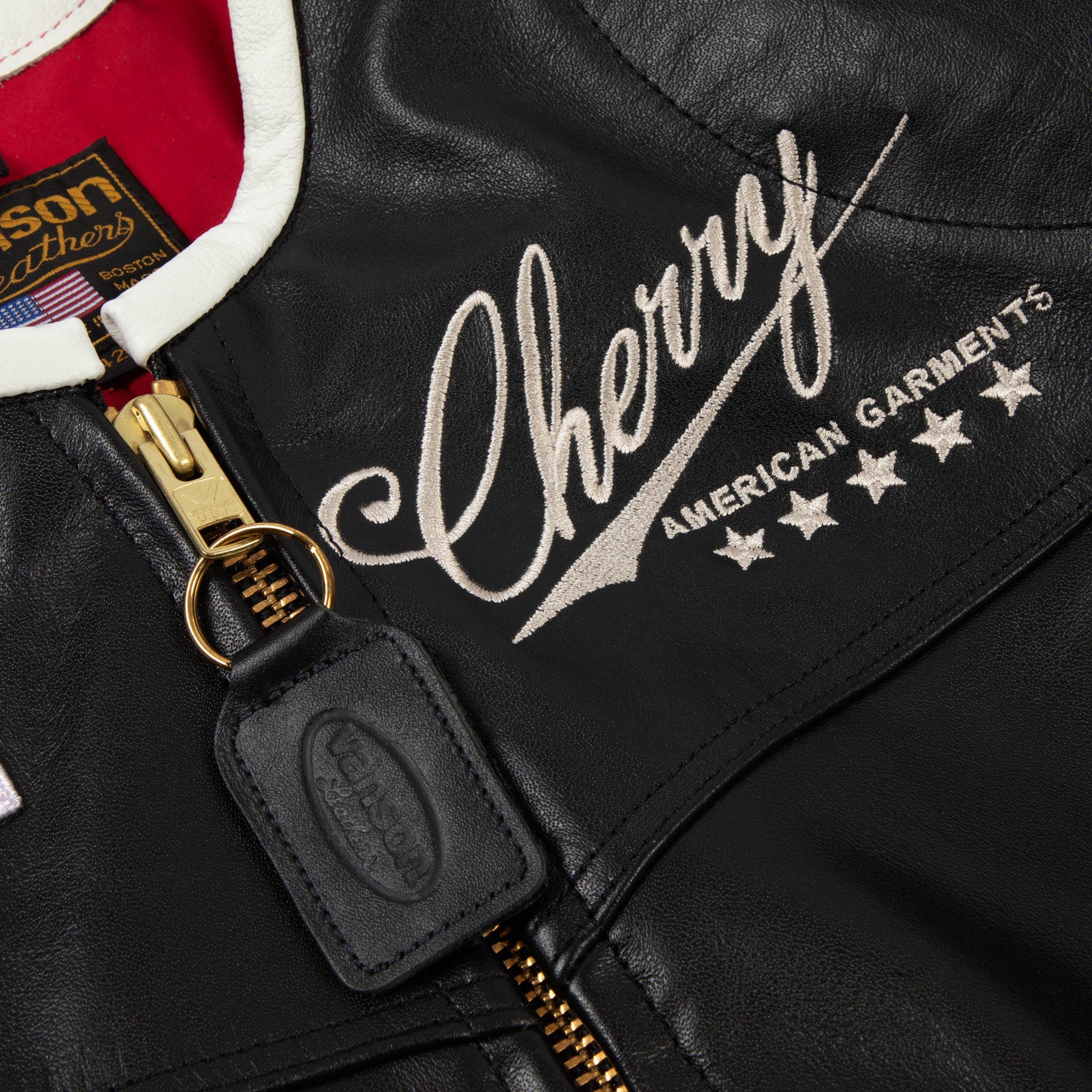 Cherry X Vanson Star Jacket (Black)