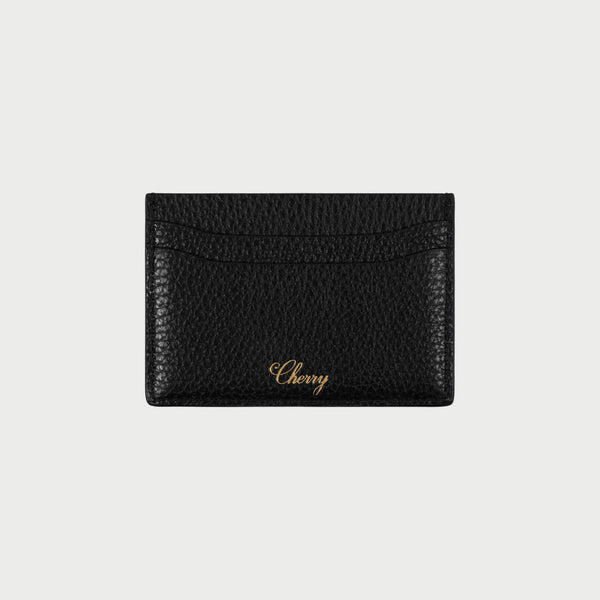 Derby black credit card holder - 8 credit card slots – Luxury Leather Goods