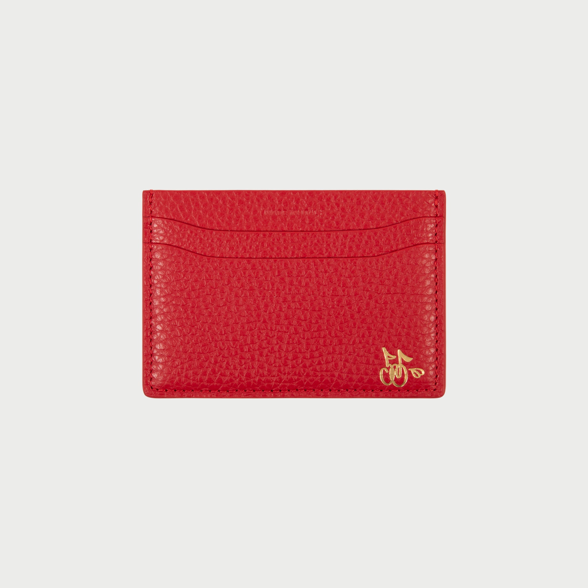Leather Card Holder (Red)