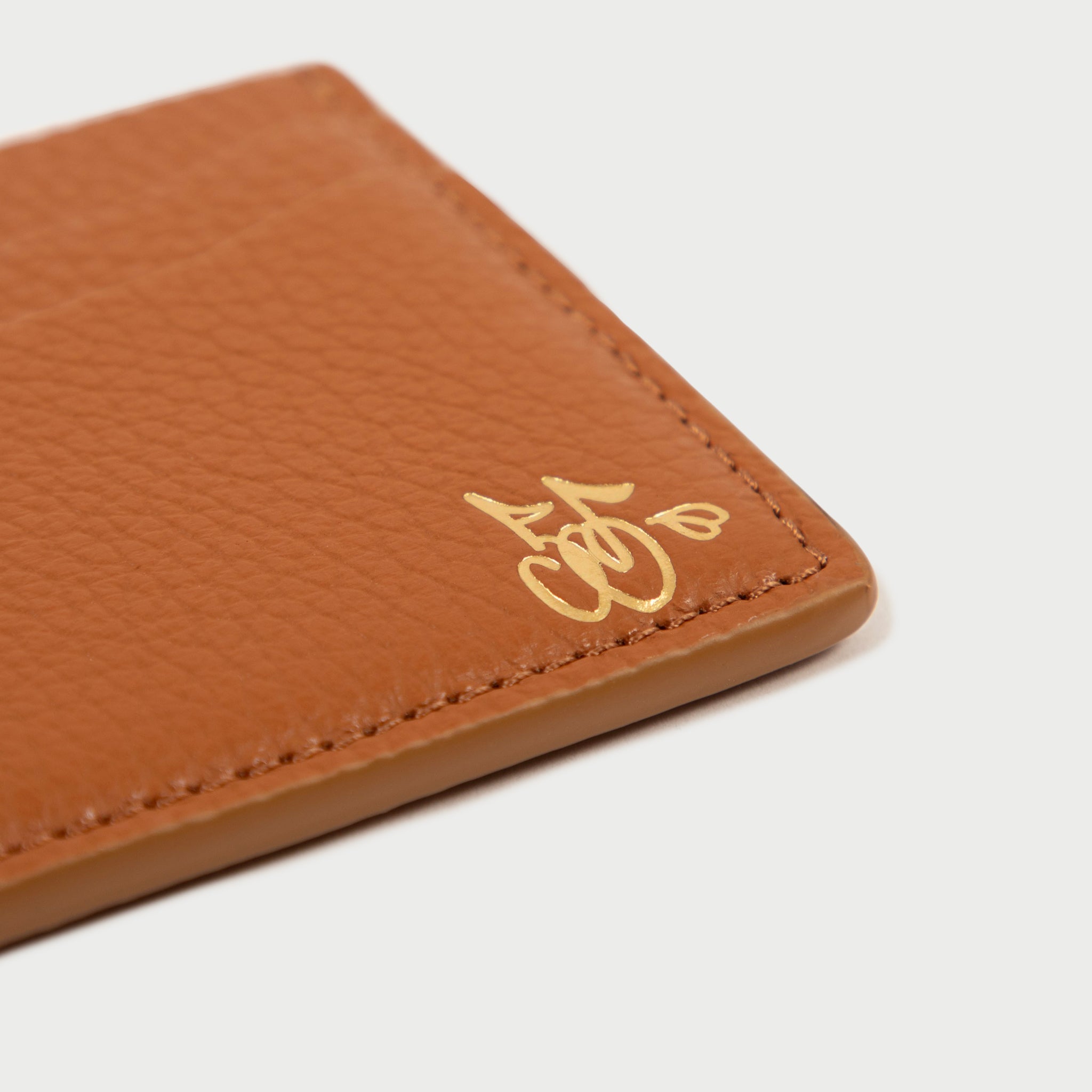 Leather Card Holder (Saddle Brown)