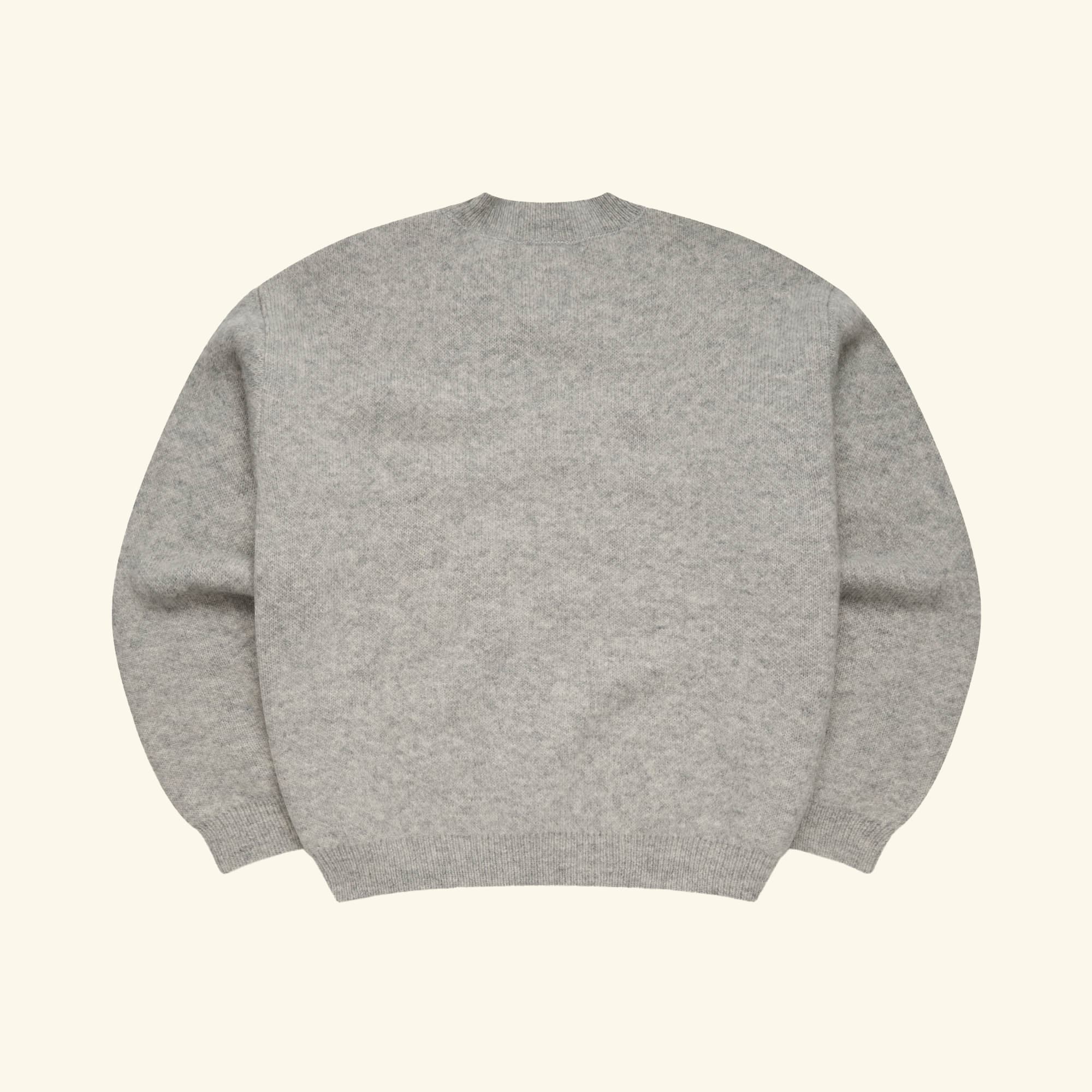 Won The West Knit Crew (Heather Grey)