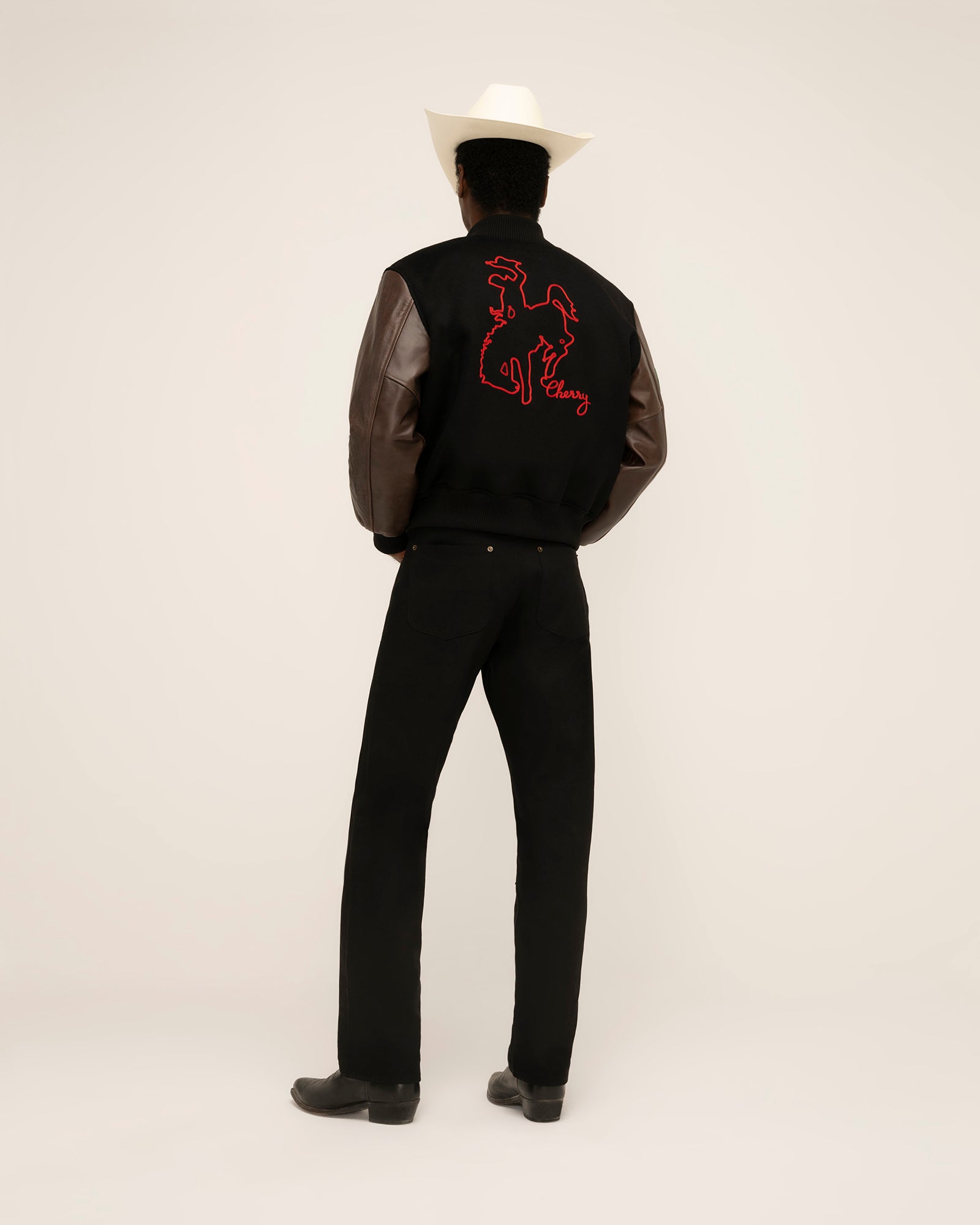 Rodeo Champ Varsity Jacket (Black)