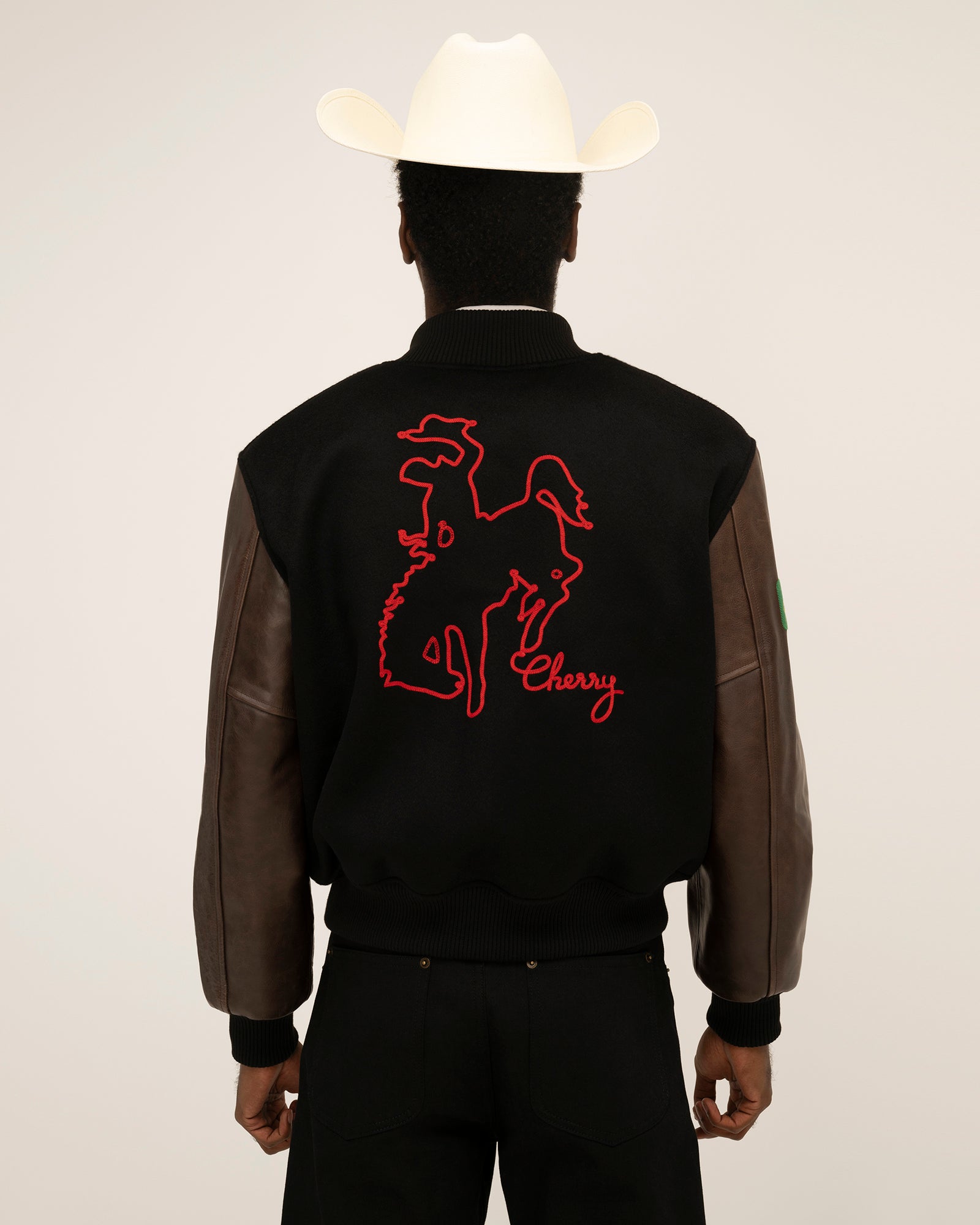 Rodeo Champ Varsity Jacket (Black)