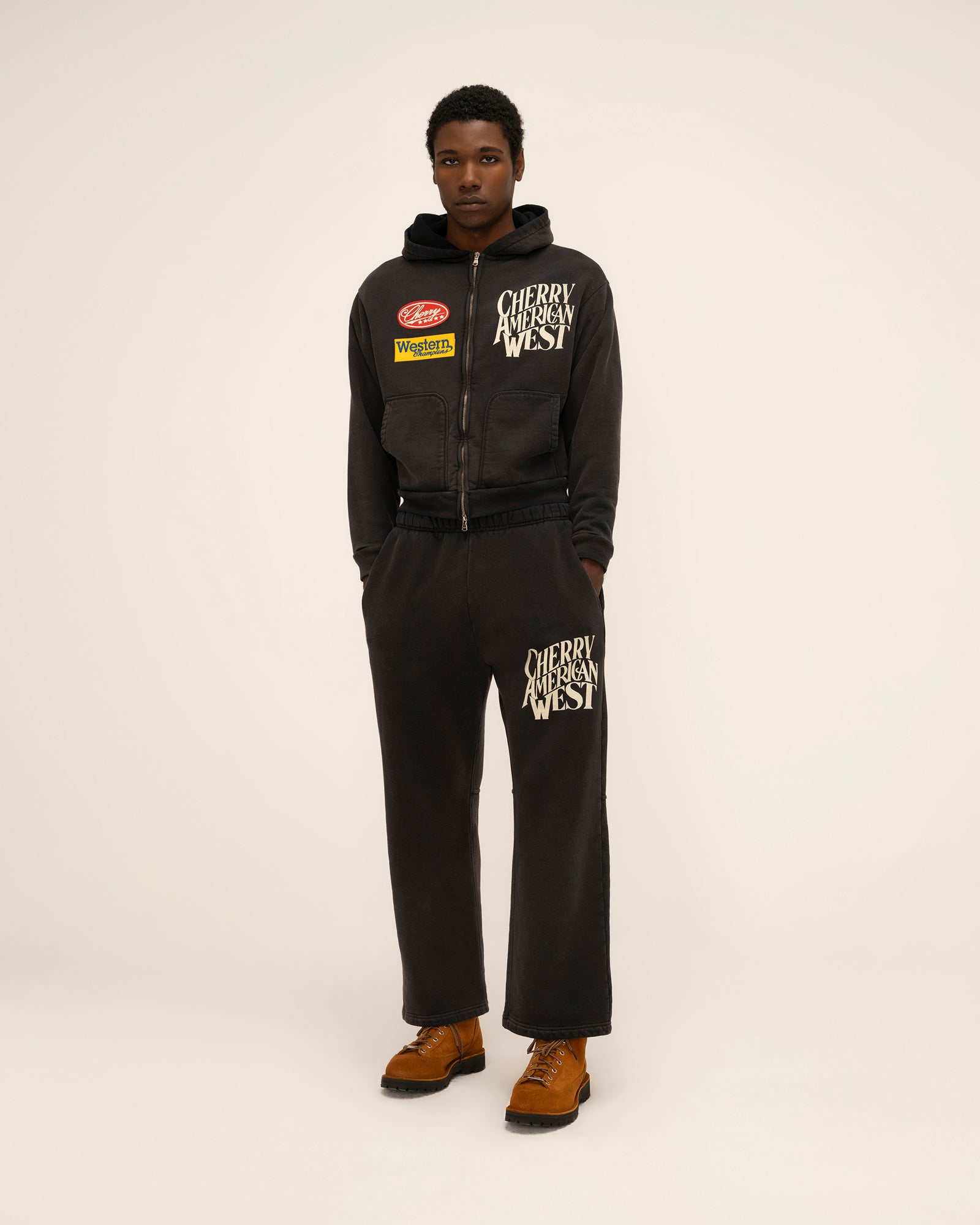 Rodeo Champ Zip Up Hoodie (Black)